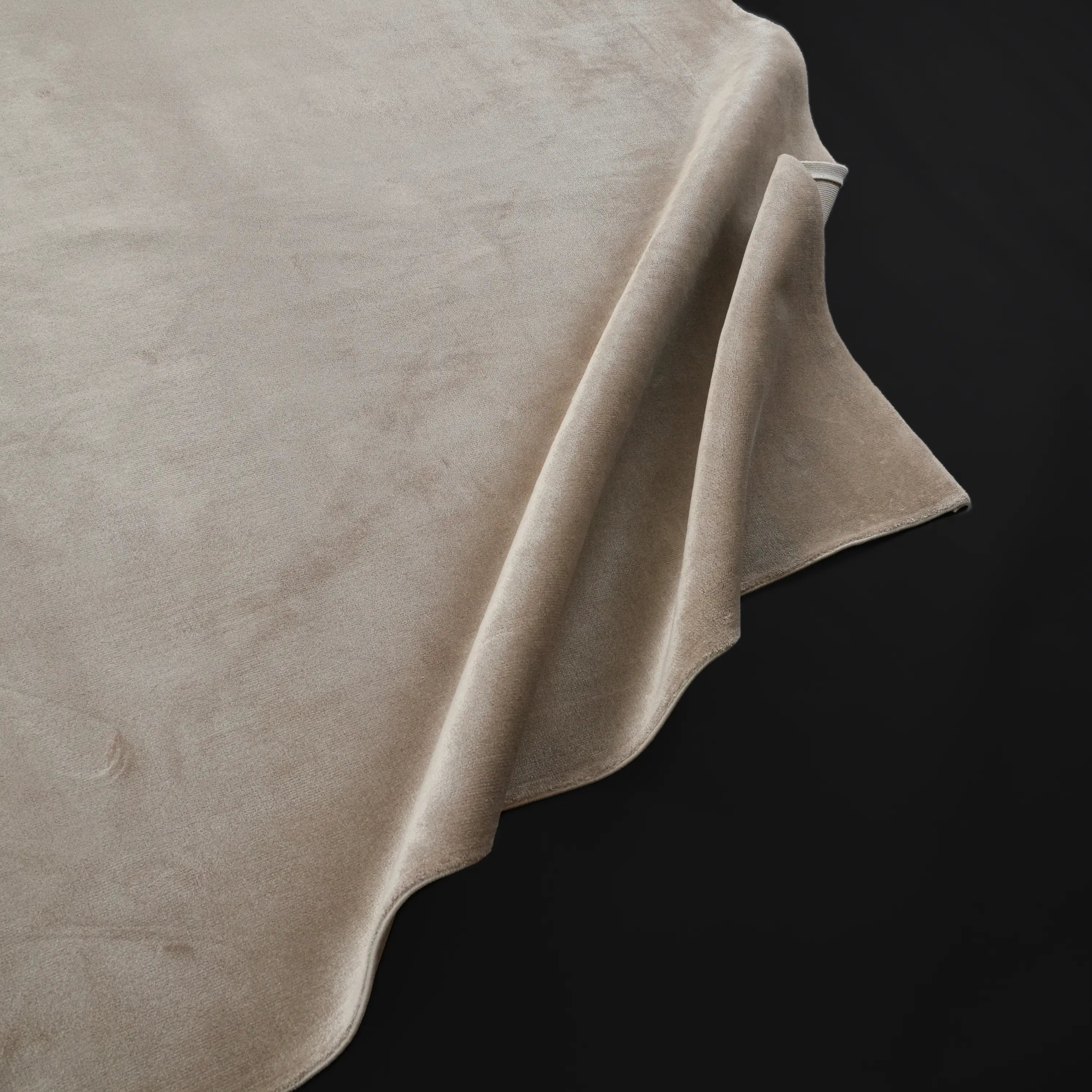 Simple Patterned Mink Viscose Rug