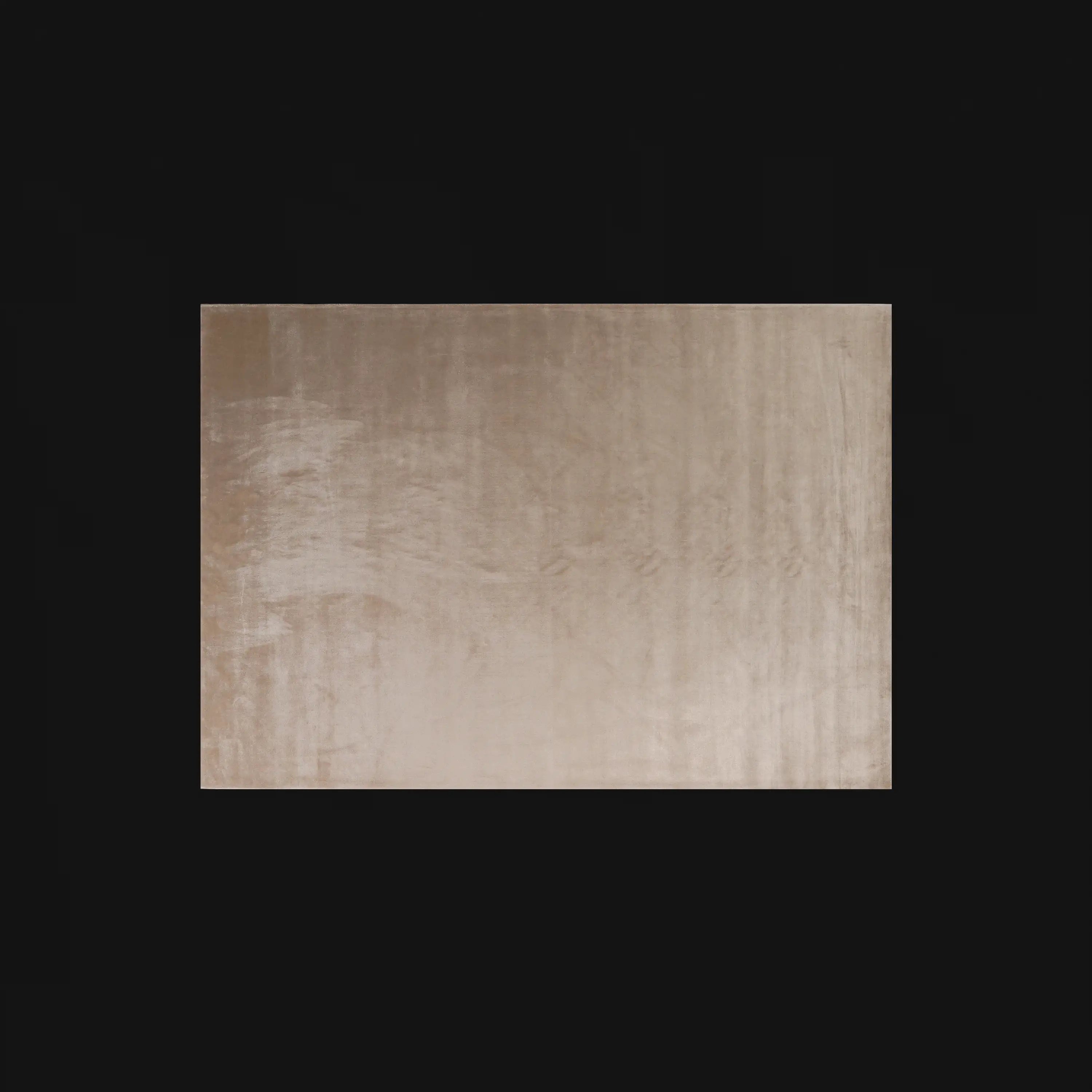 Simple Patterned Mink Viscose Rug