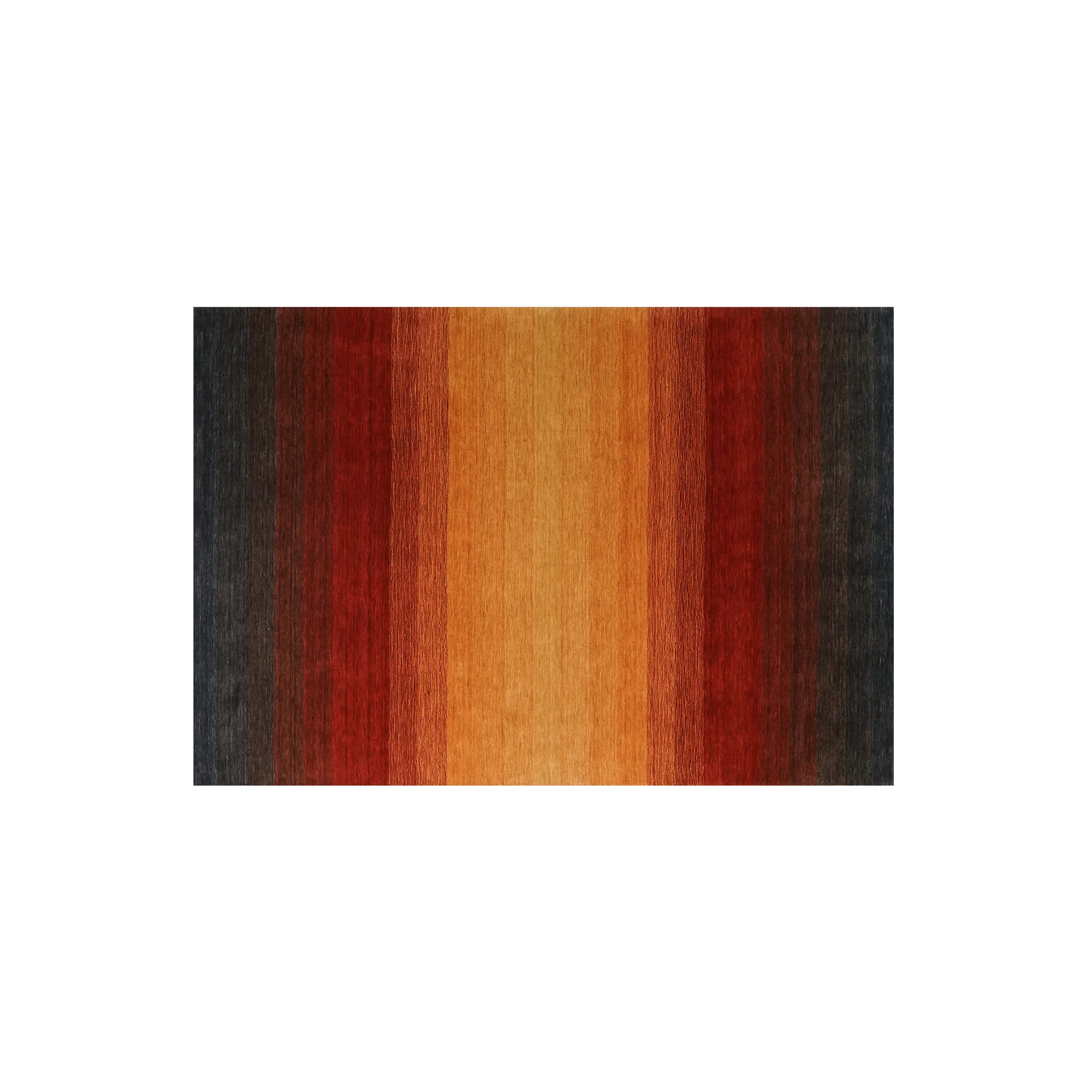 Plain Patterned Wool Terra Loom Woven Rug