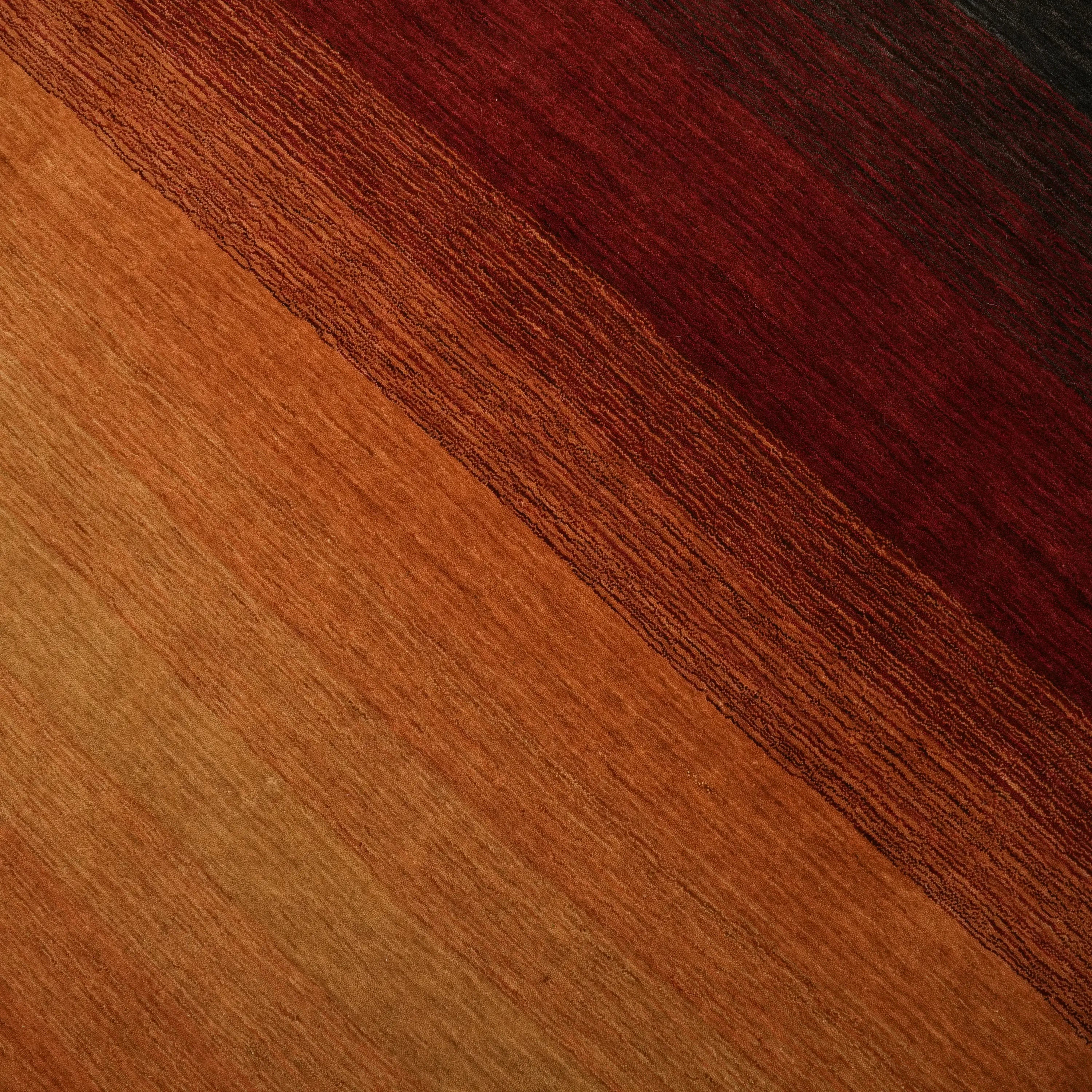 Plain Patterned Wool Terra Loom Woven Rug