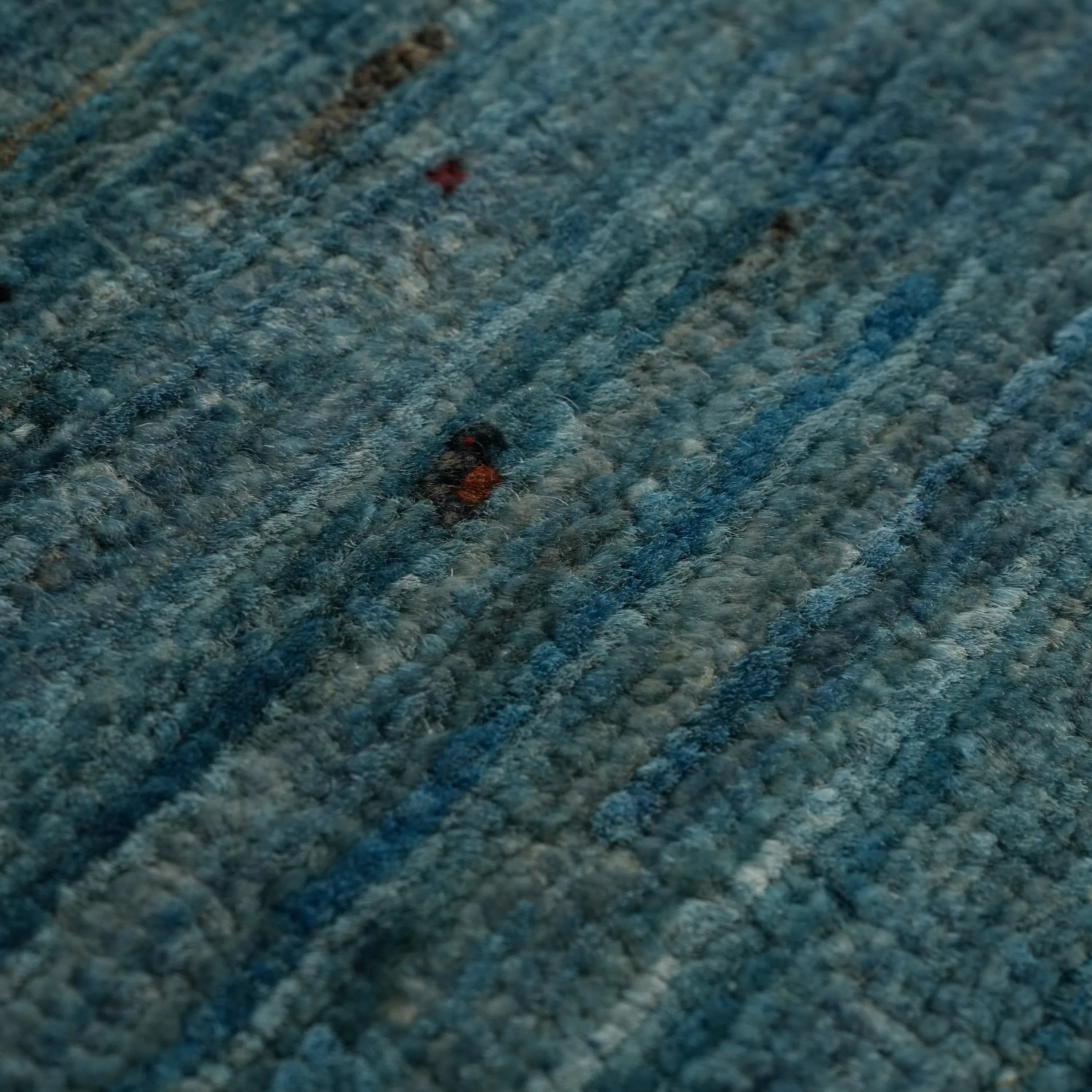 Şahzade Serisi El Dokuma Uşak Desenli Turkuaz Yün Halı