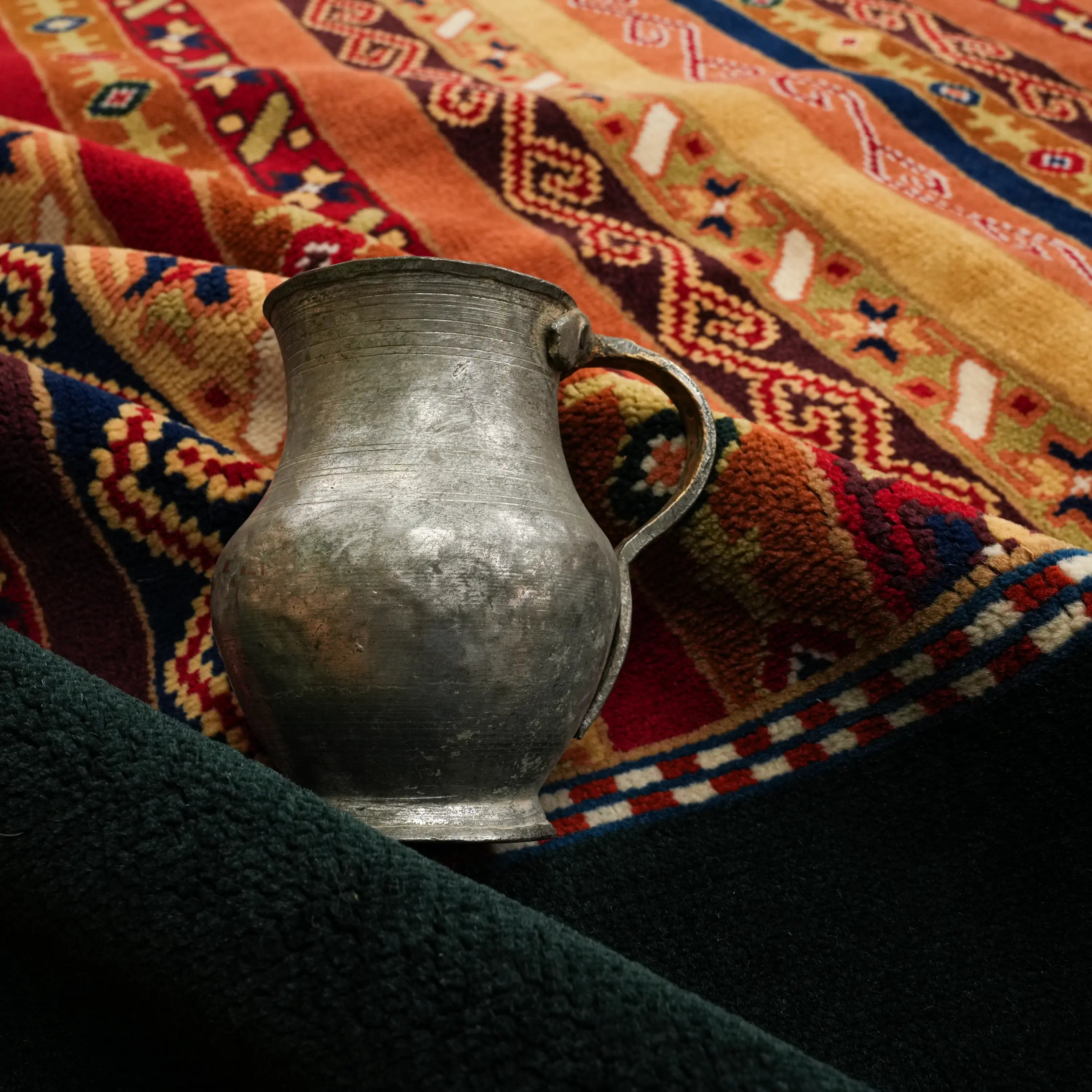 Anadolu Şal Serisi Sivas Zara Desenli El Dokuma Rengarenk Yün Halı