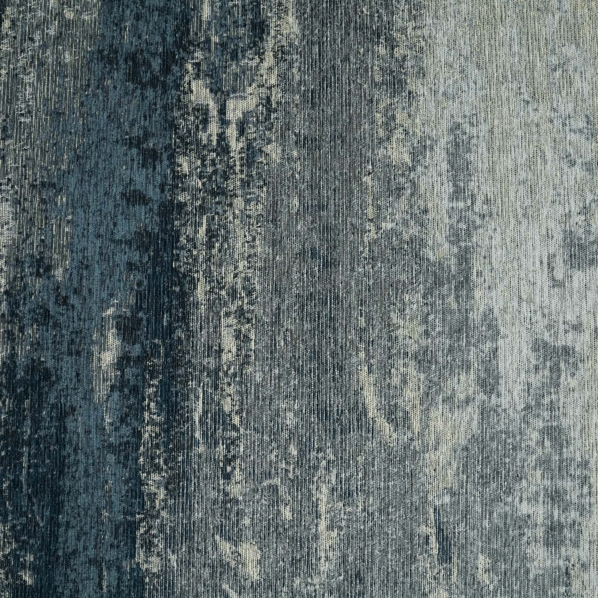 Smart Series Abstract Patterned Blue Acrylic Carpet