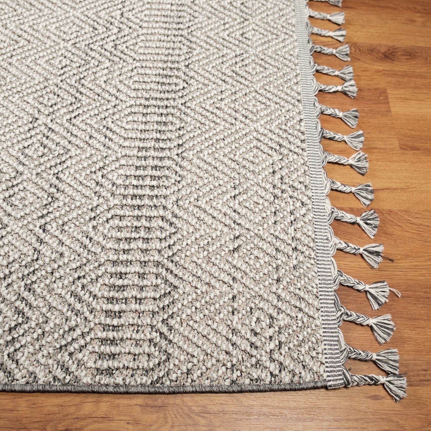 Soho Serisi İskandinav Desenli Gri Mutfak Halısı