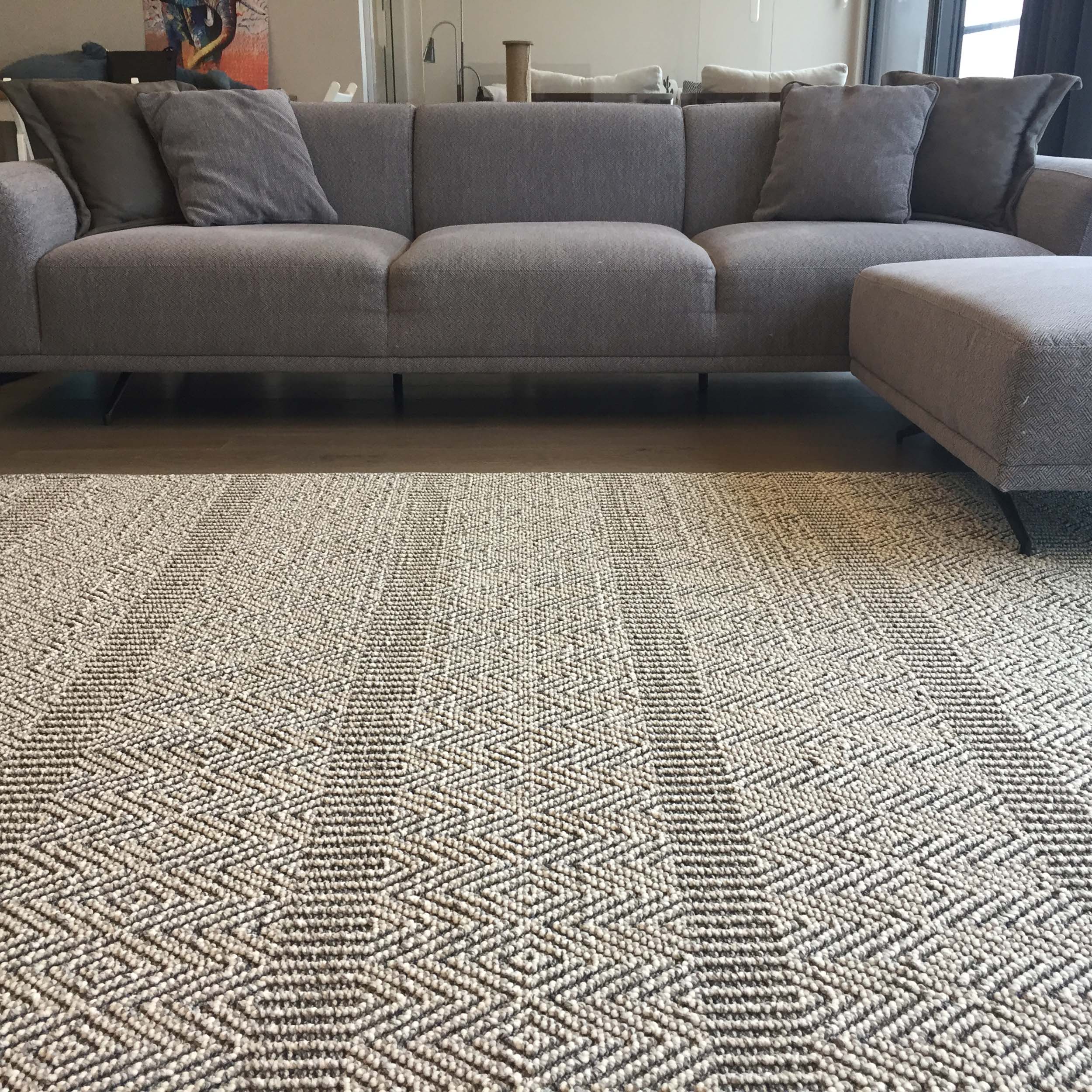 Soho Serisi İskandinav Desenli Gri Mutfak Halısı