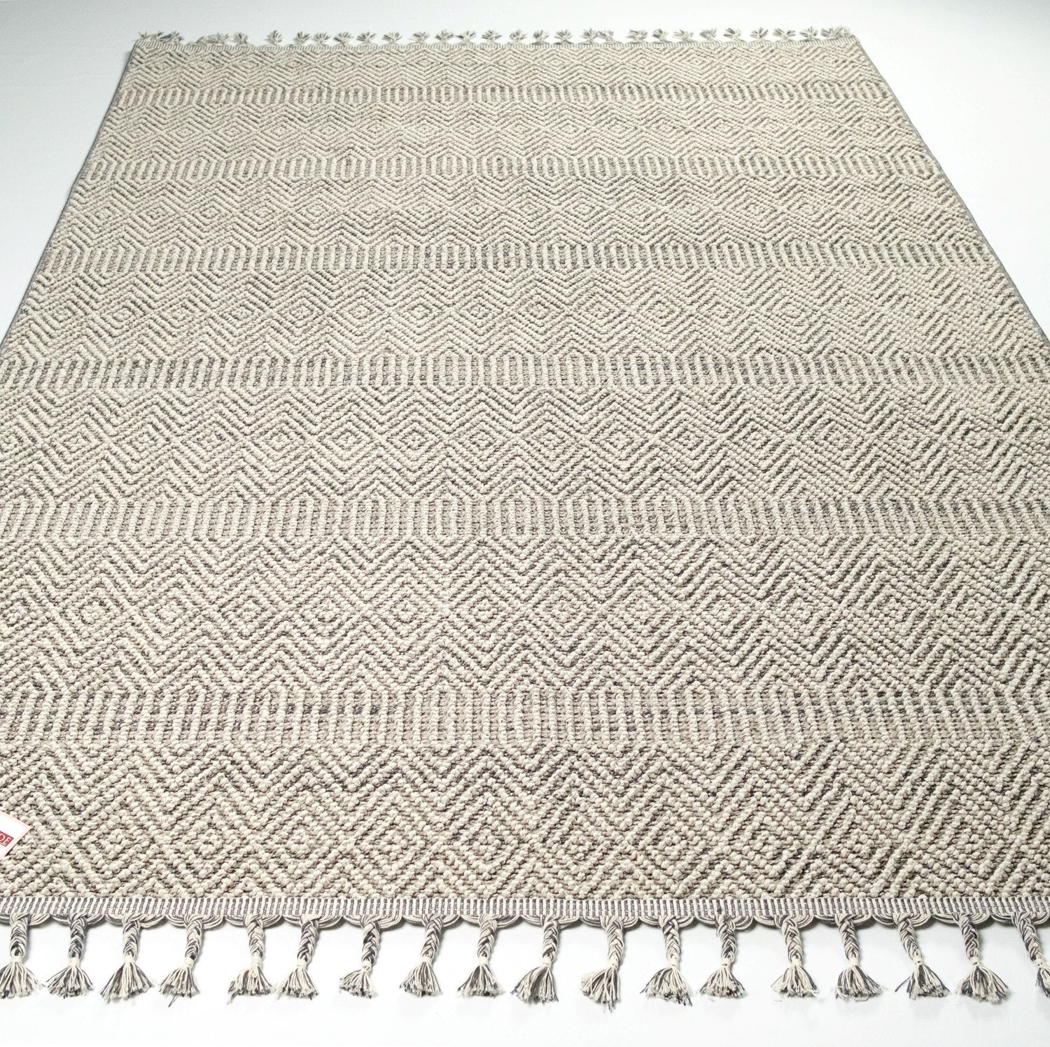 Soho Serisi İskandinav Desenli Gri Mutfak Halısı