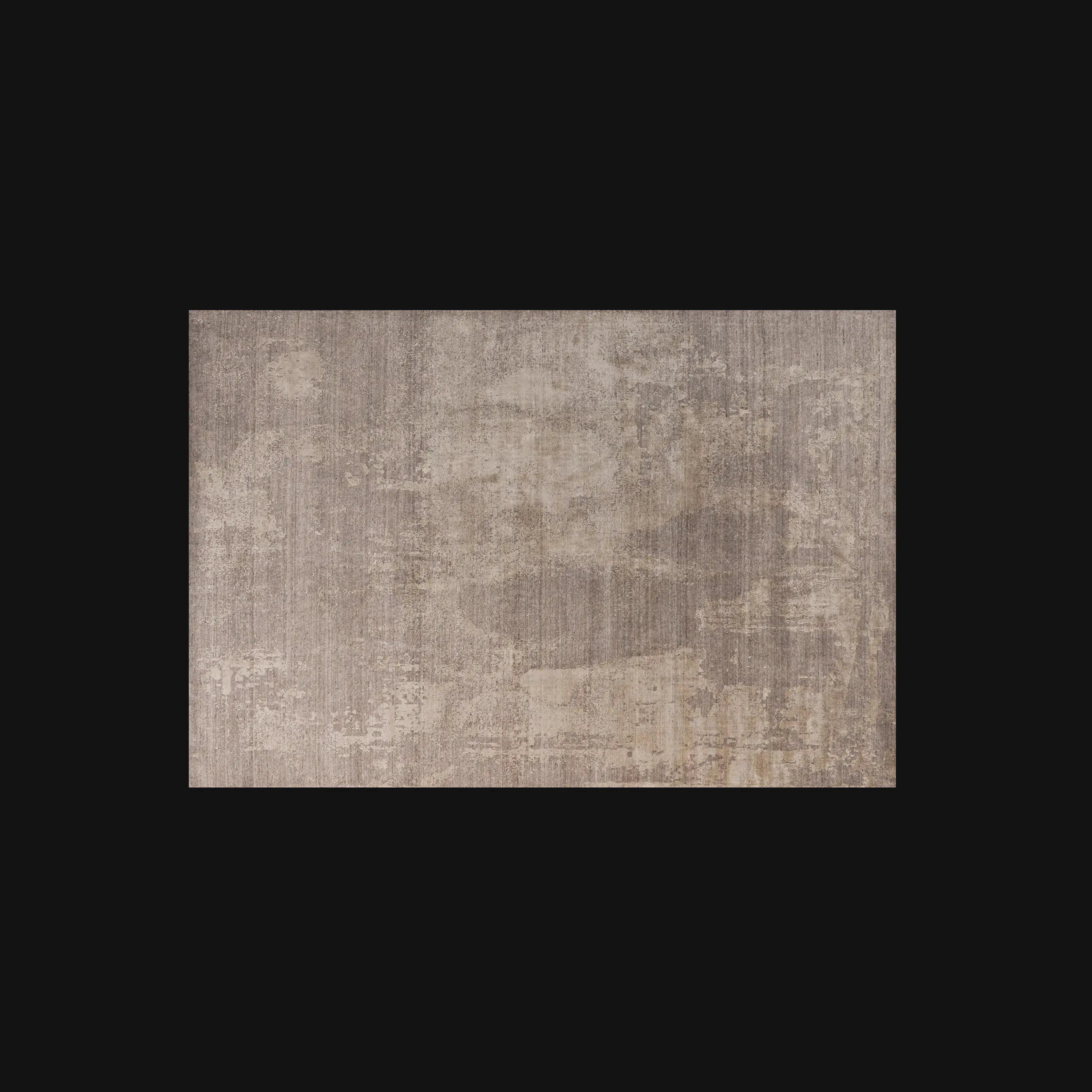 Soyut Desenli Gri Tezgah Dokuma Halı