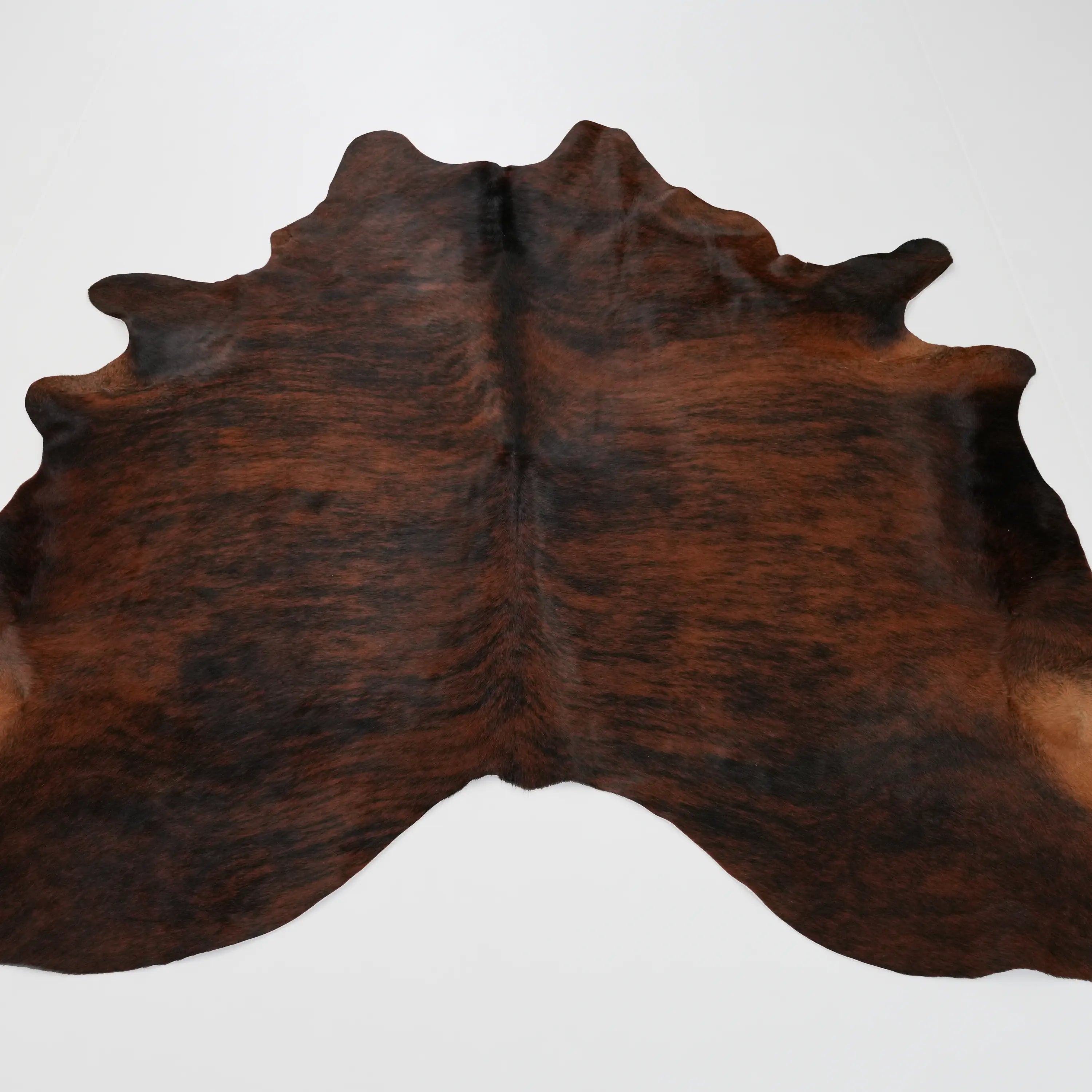 Soyut Desenli Modern Kahverengi Dana Derisi Post Halı