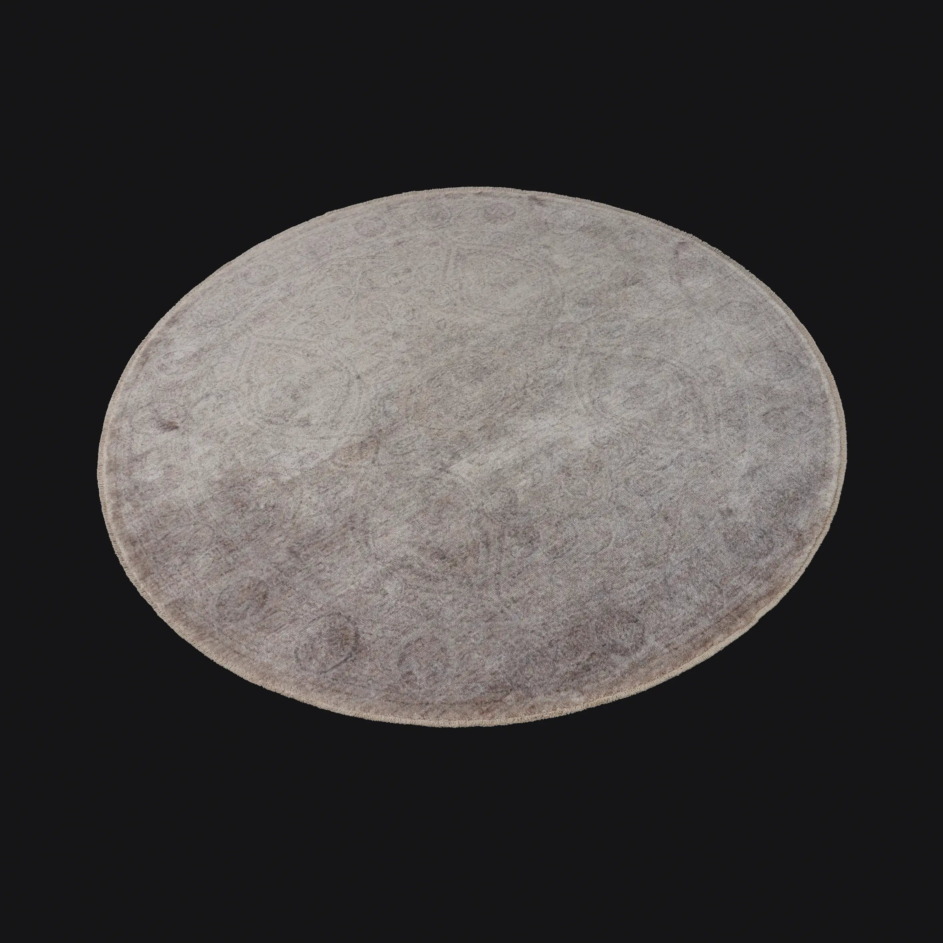 Taftan Series Vintage Patterned Tencel Loom Woven Rug