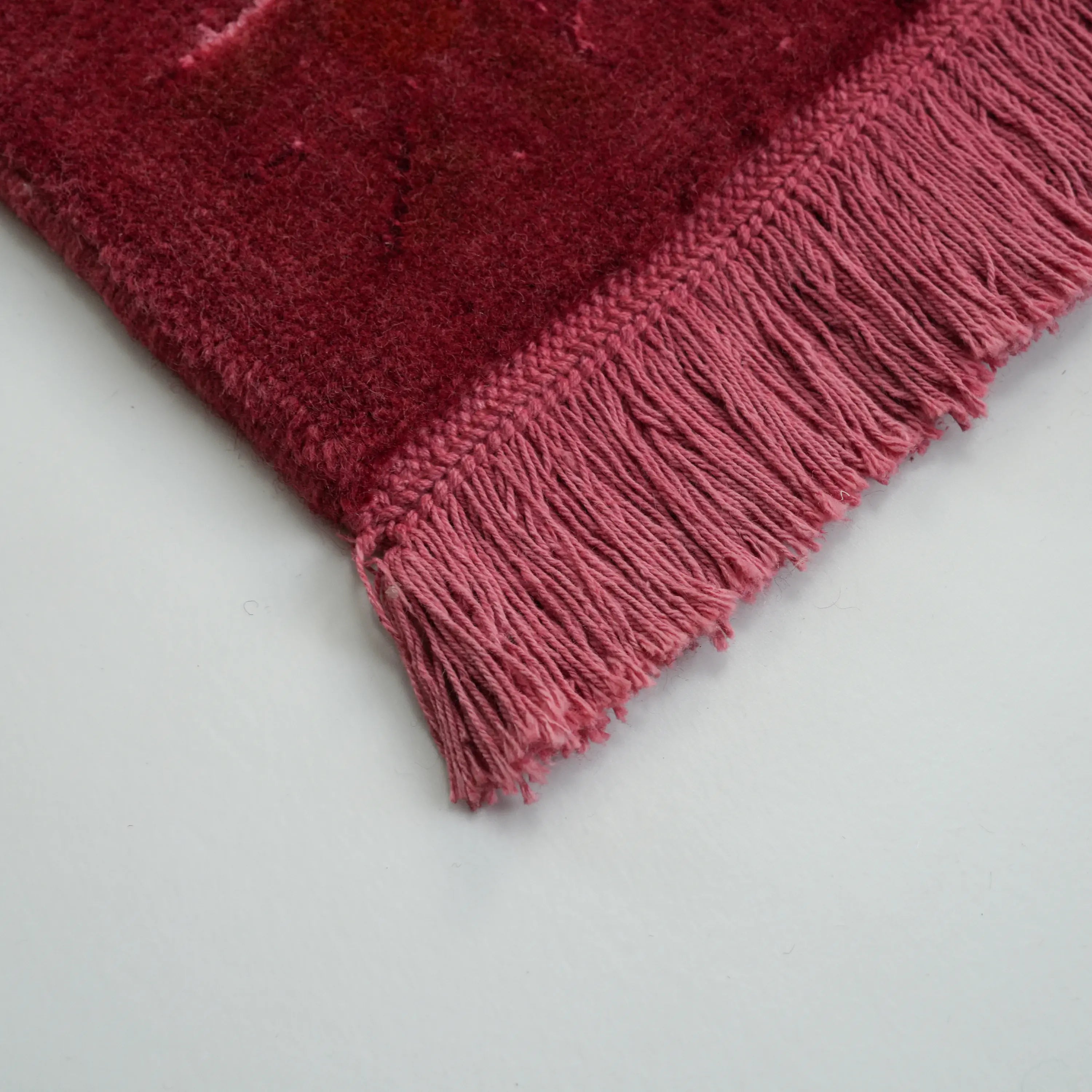 Versace Series Handwoven Versace Patterned Silk Red Rug