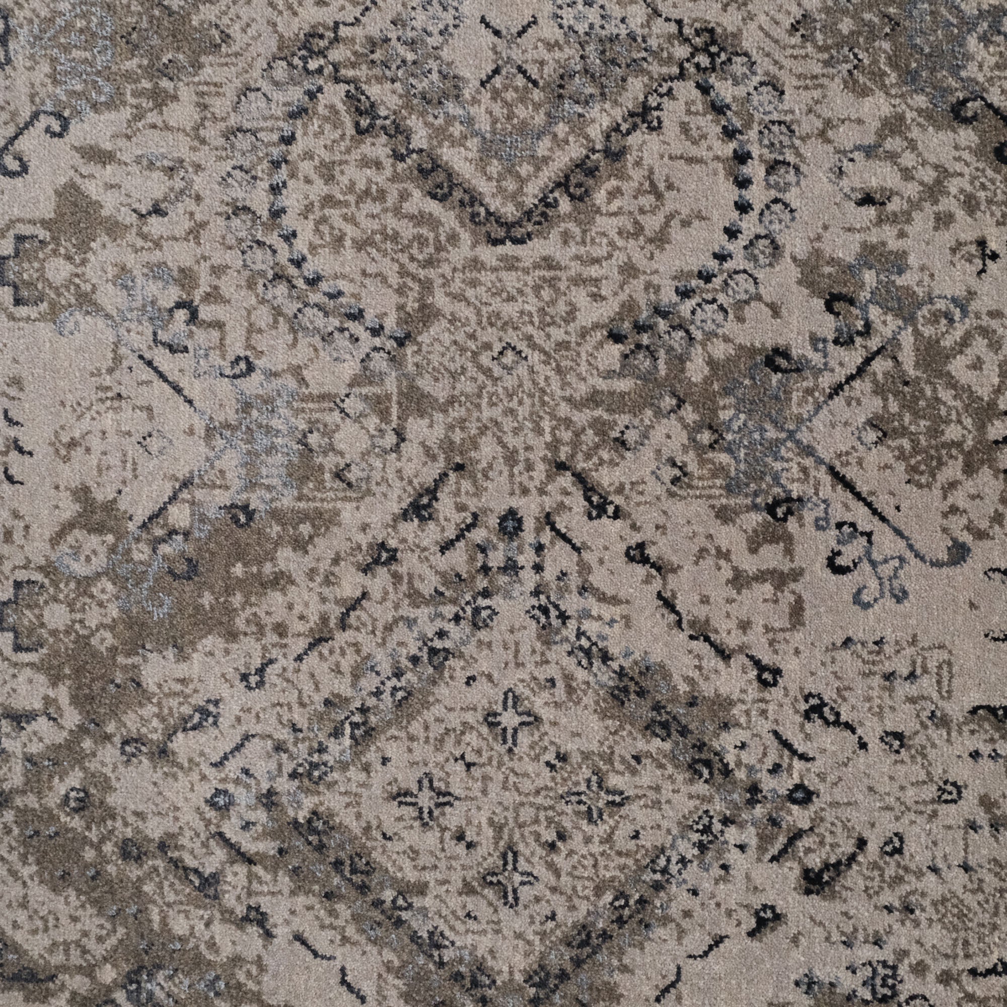 Vintage Design Machine Woven Carpet