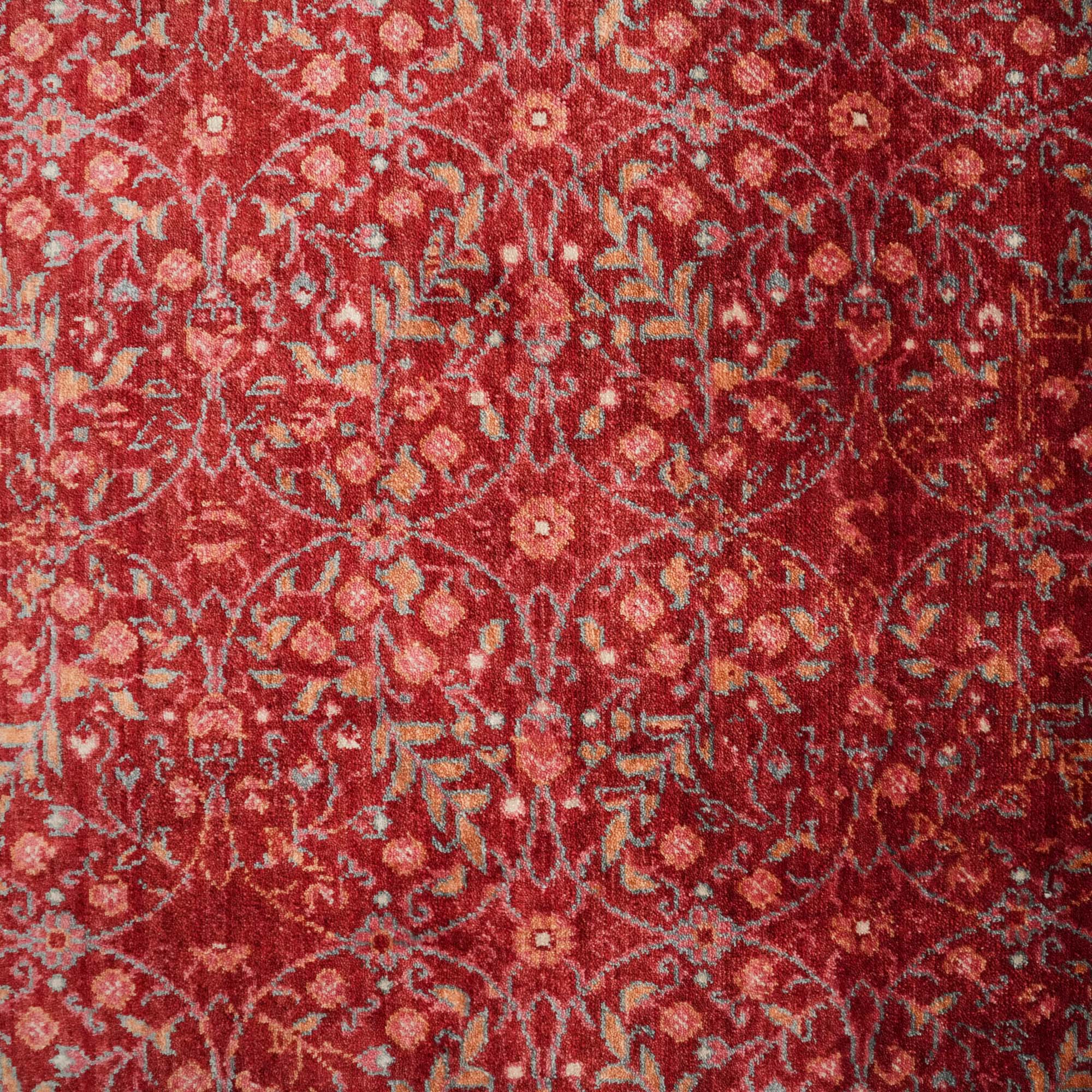 Zade Series Red Flower Patterned Special Countertop Carpet