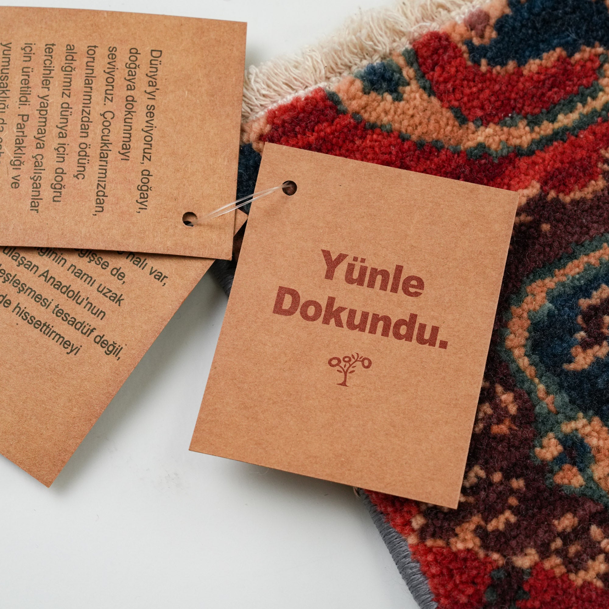 Zade Serisi Patchwork Desenli Rengarenk Yün Tezgah Dokuma Halı