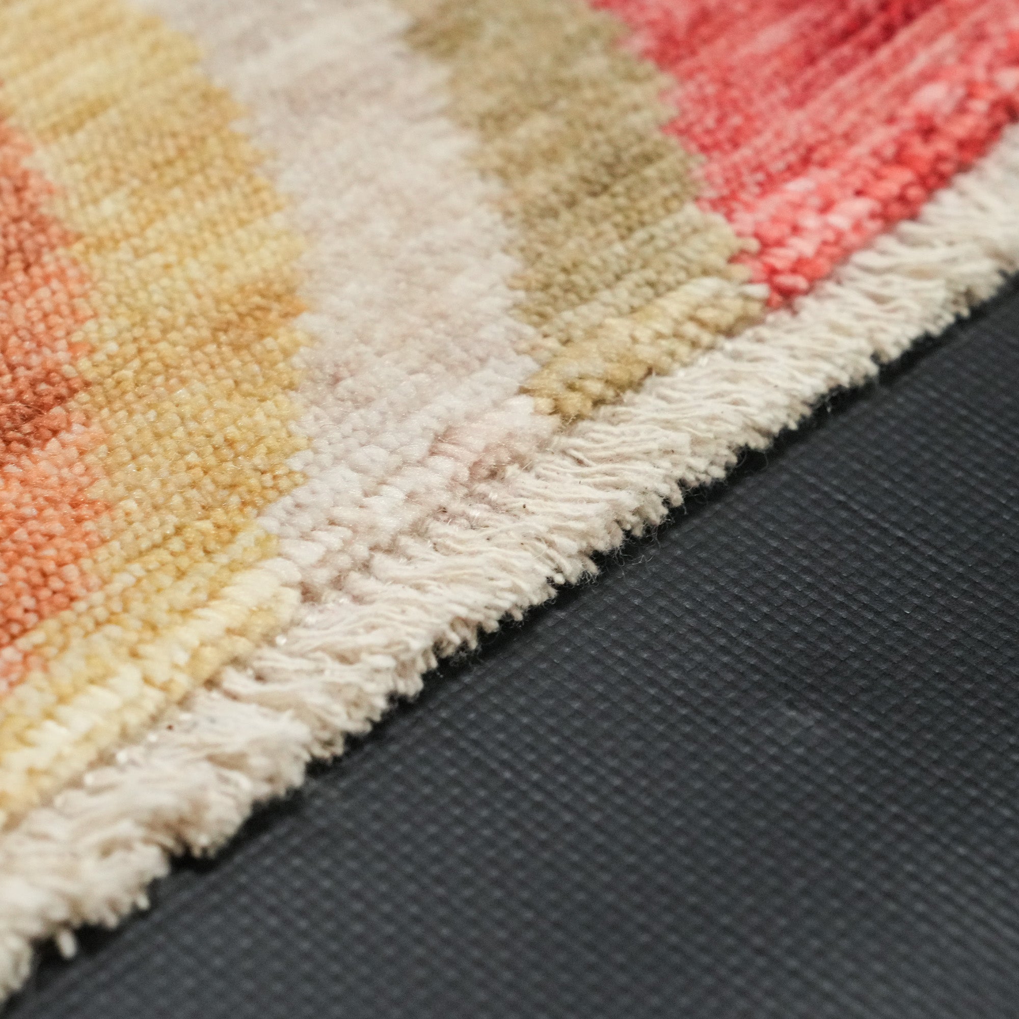 Zade Series Colorful Geometric Patterned Loom-Woven Rug