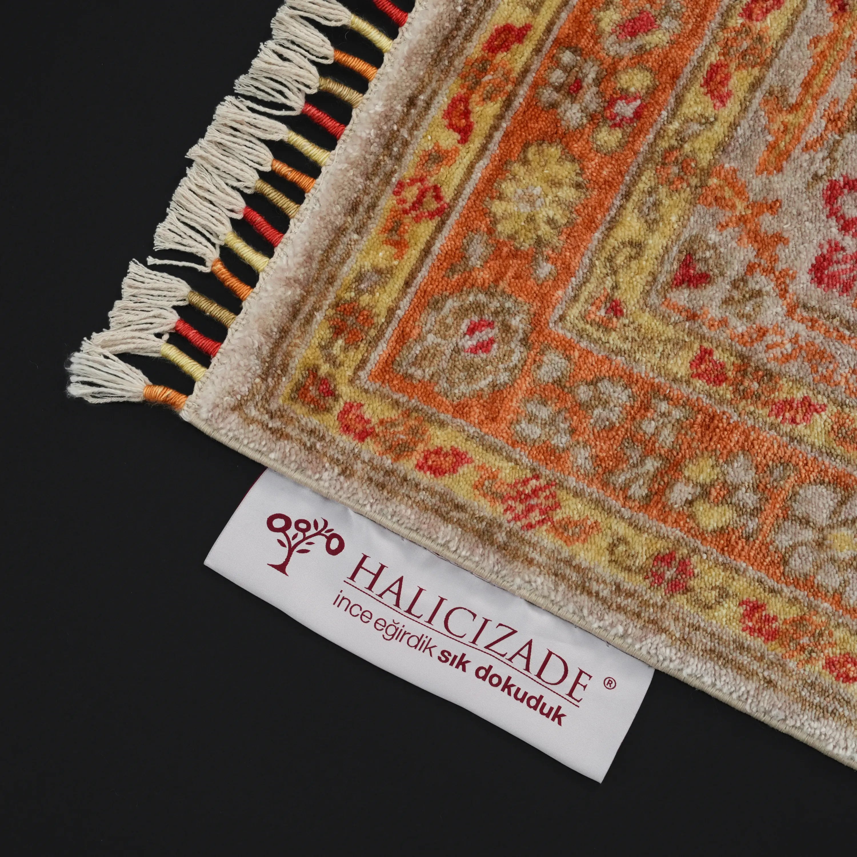 Zade Serisi Rengarenk Tezgah Dokuma Halı Seccade