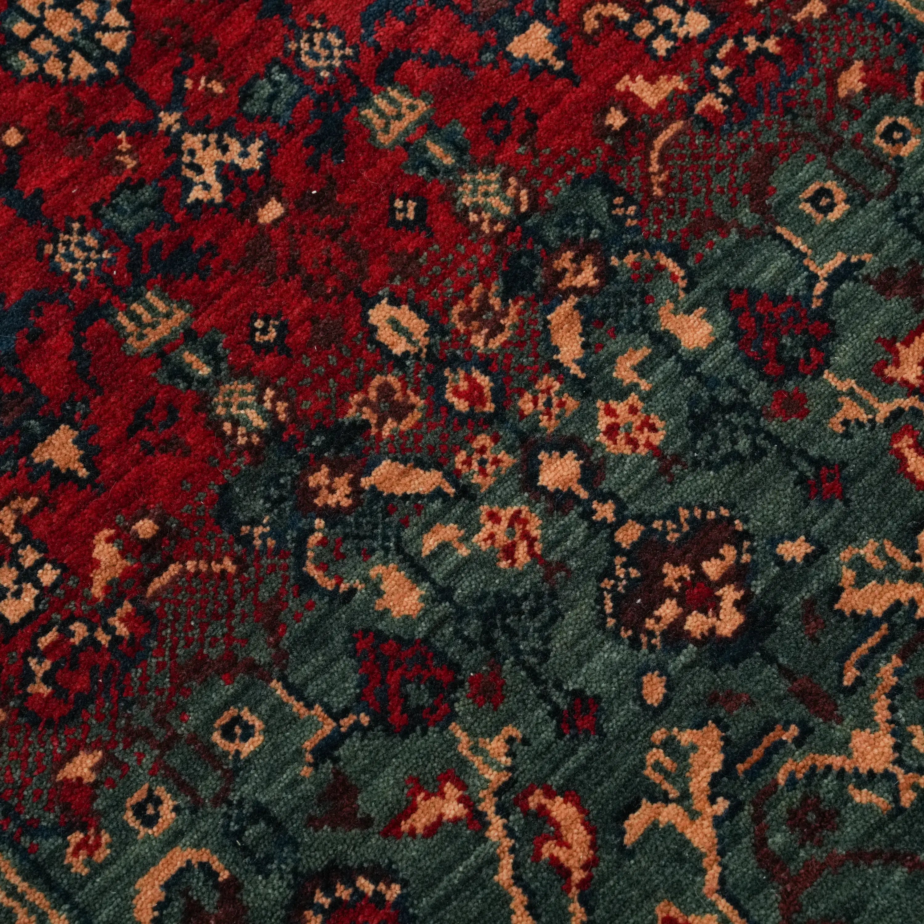 Zade Serisi Rengarenk Yün Tezgah Dokuma Halı Seccade