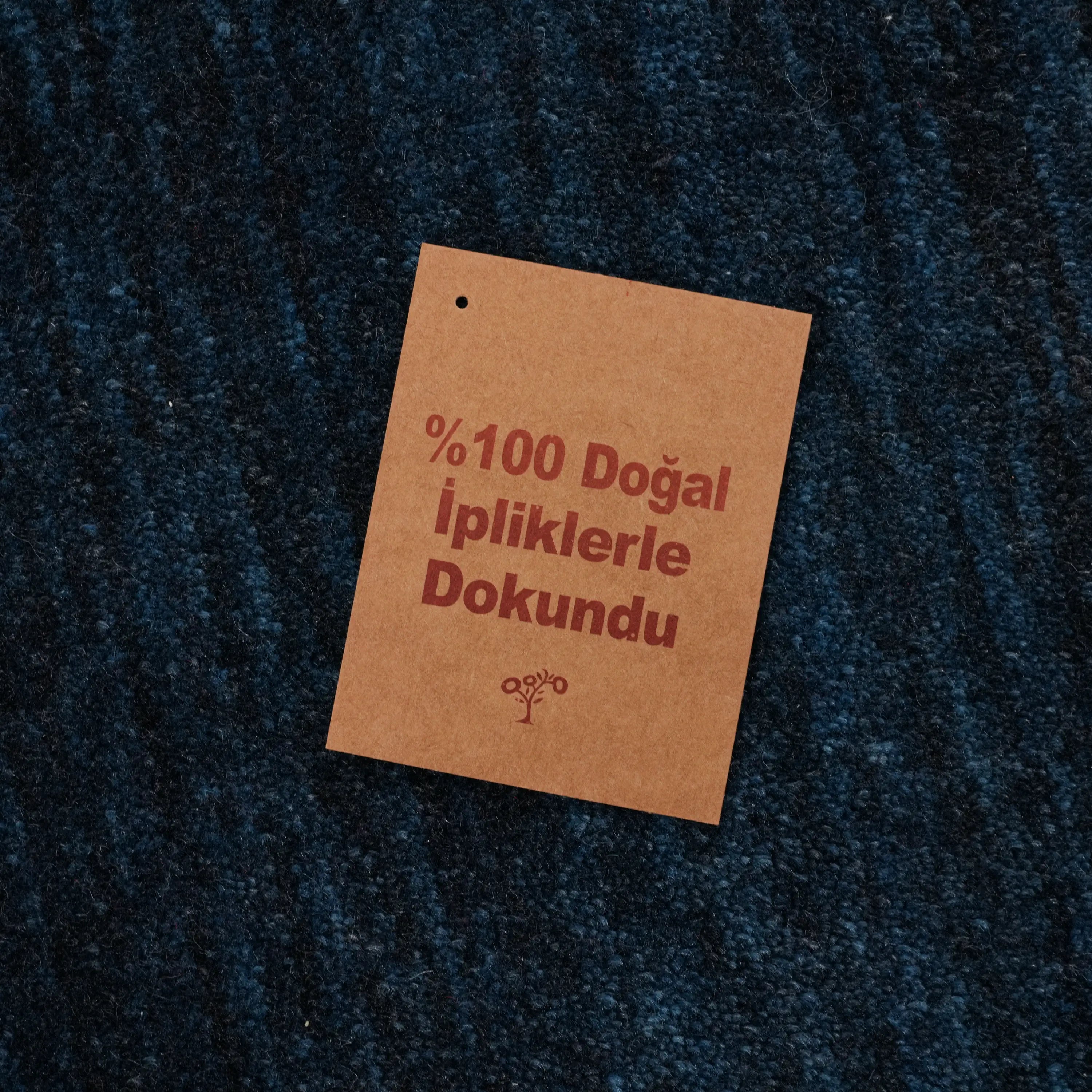 Zima Series Abstract Patterned Wool Red Loom Woven Rug