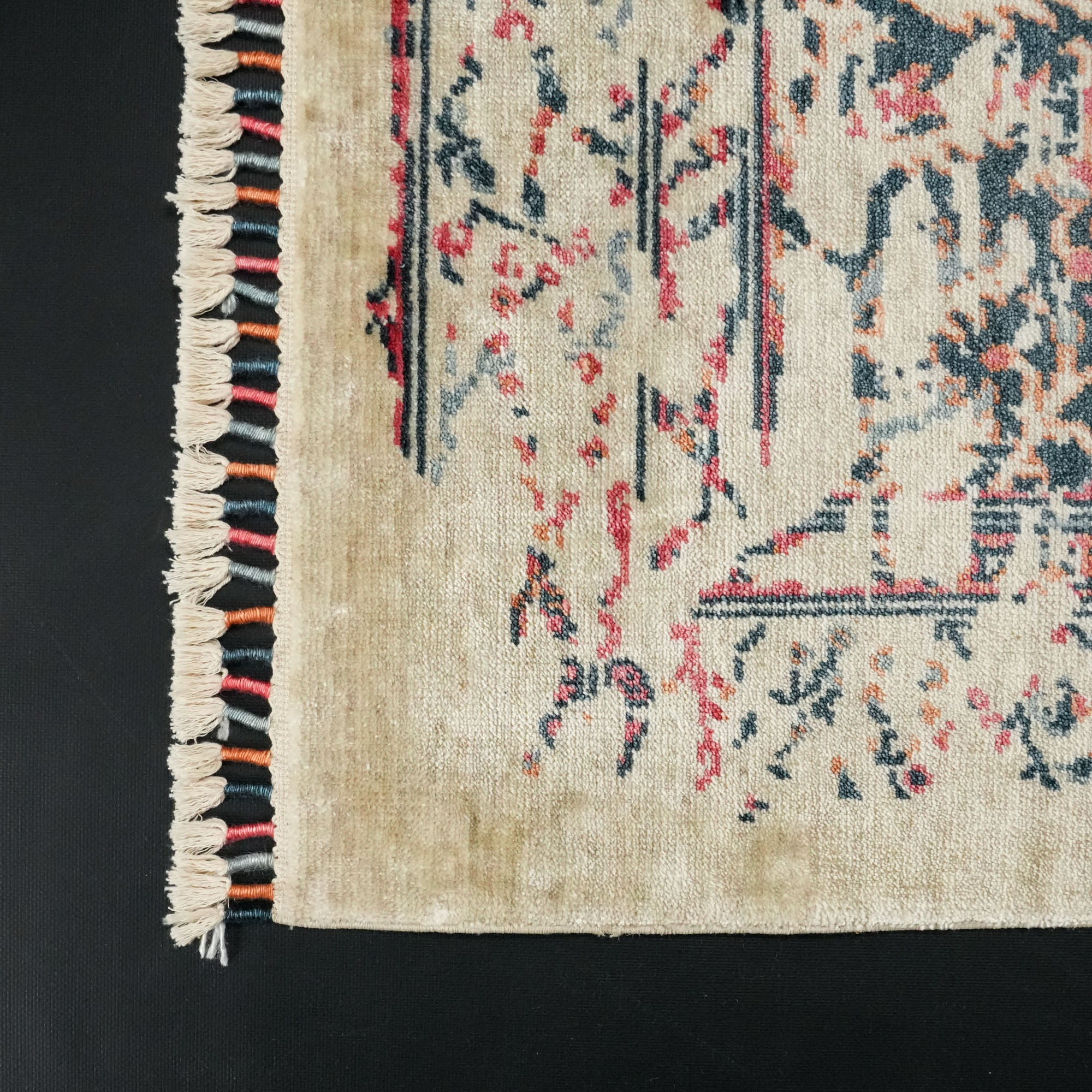 Zade Series Vintage Patterned Blue Special Countertop Carpet