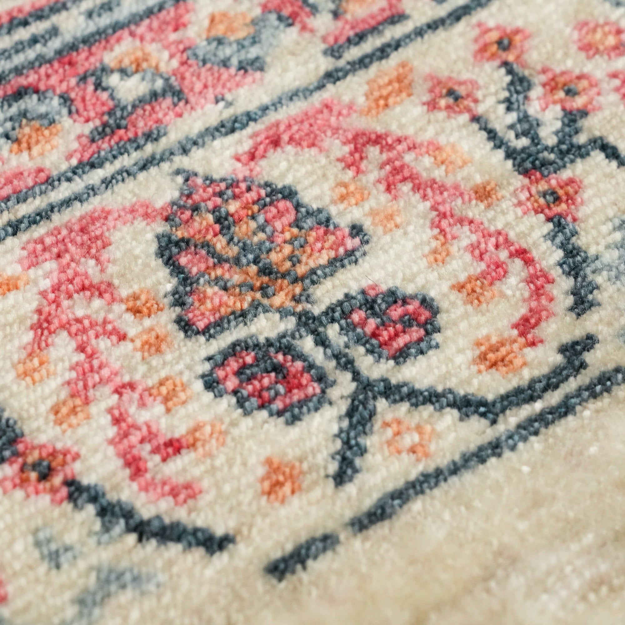 Zade Series Vintage Patterned Colorful Special Countertop Carpet