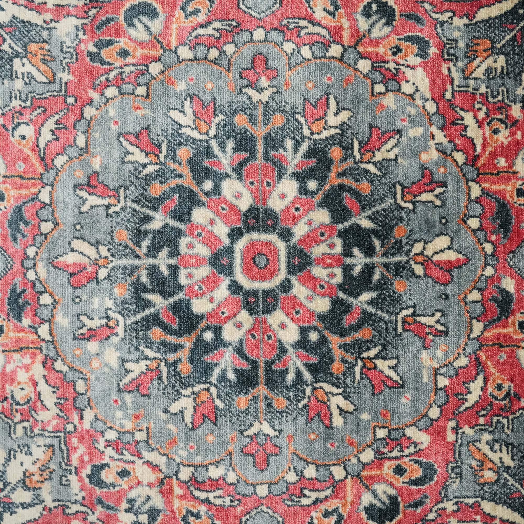 Zade Series Vintage Patterned Colorful Special Countertop Carpet