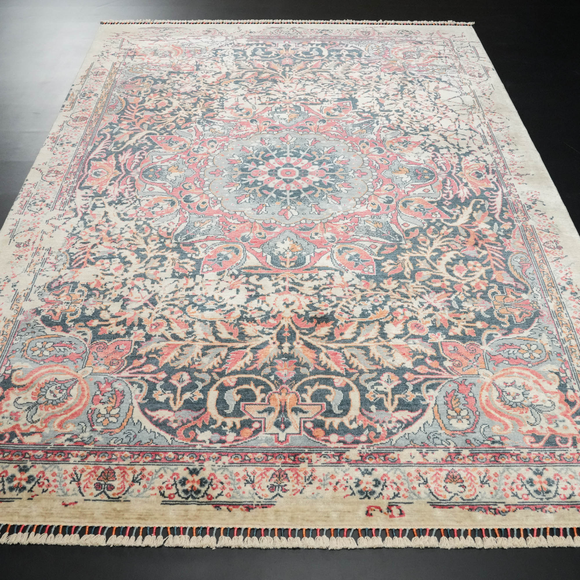 Zade Series Vintage Patterned Colorful Special Countertop Carpet
