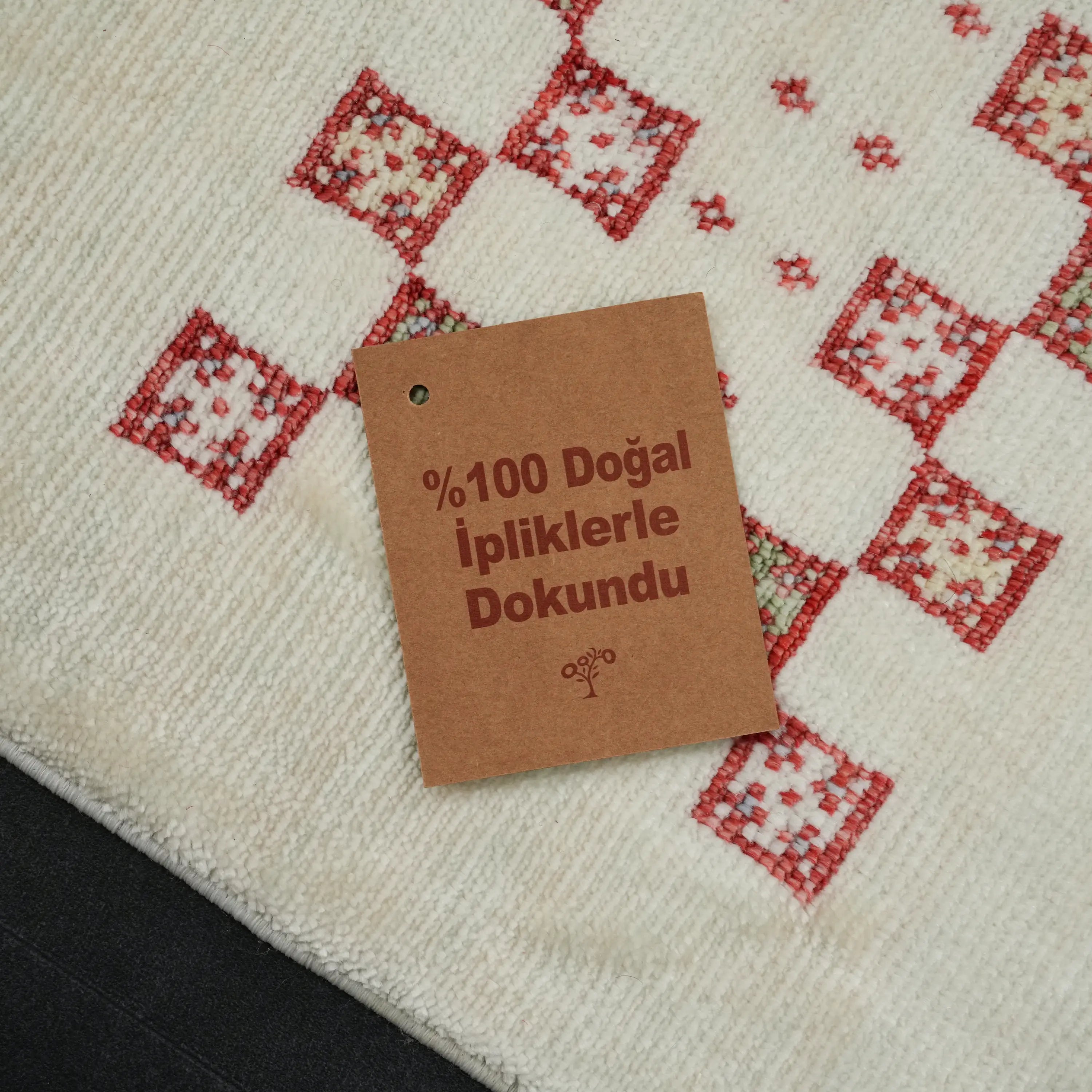 Zara Series Ethnic Patterned Loom-Woven Rug