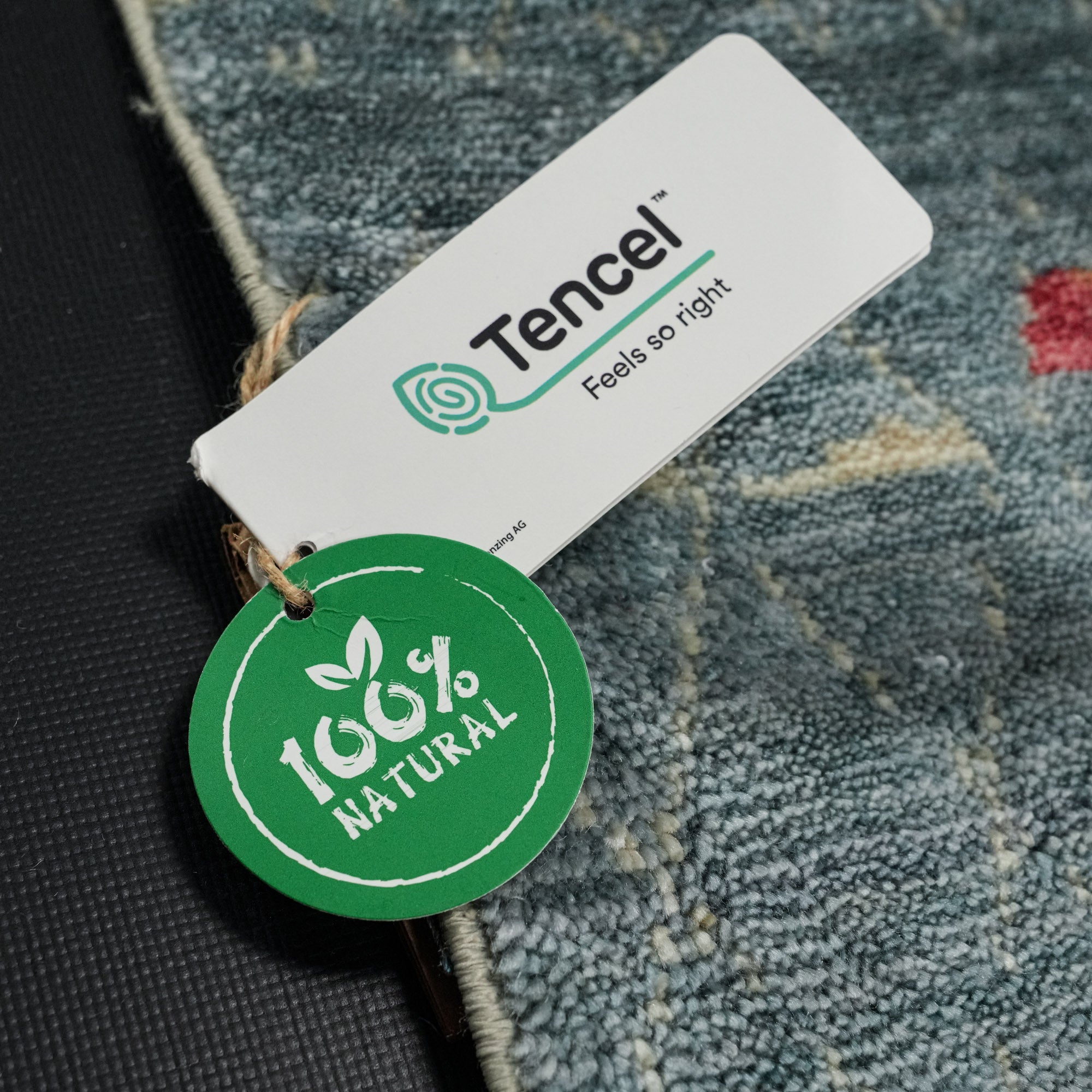 Zara Series Scandinavian Patterned Blue Special Countertop Carpet