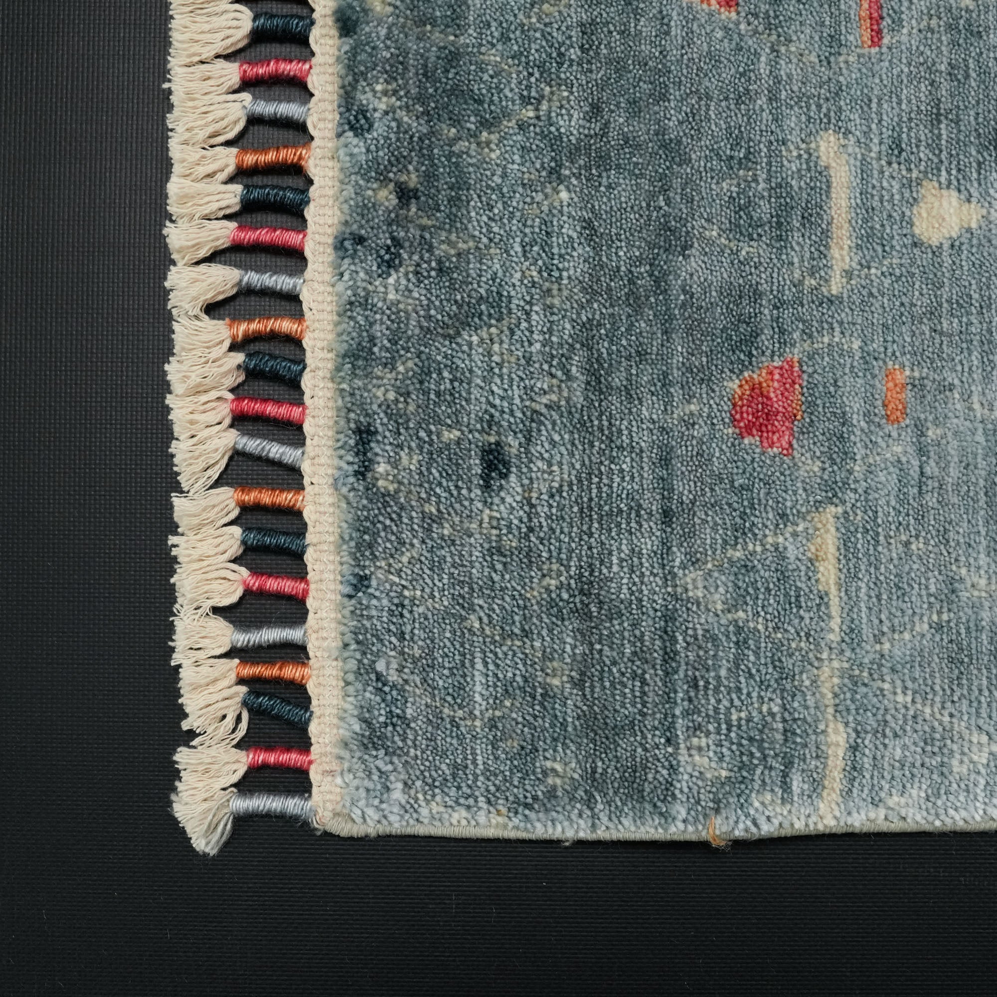 Zara Series Scandinavian Patterned Blue Special Countertop Carpet