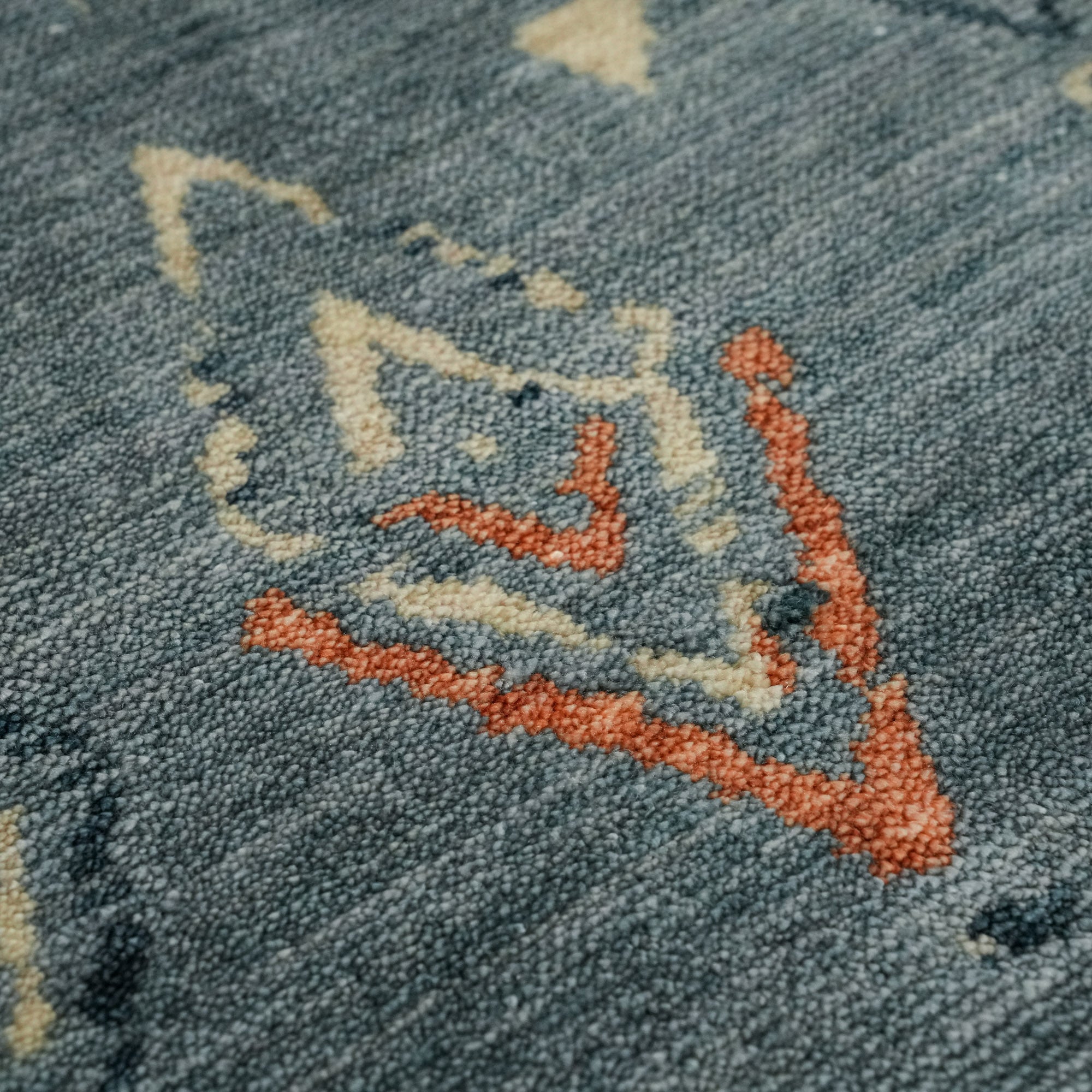 Zara Series Scandinavian Patterned Blue Special Countertop Carpet