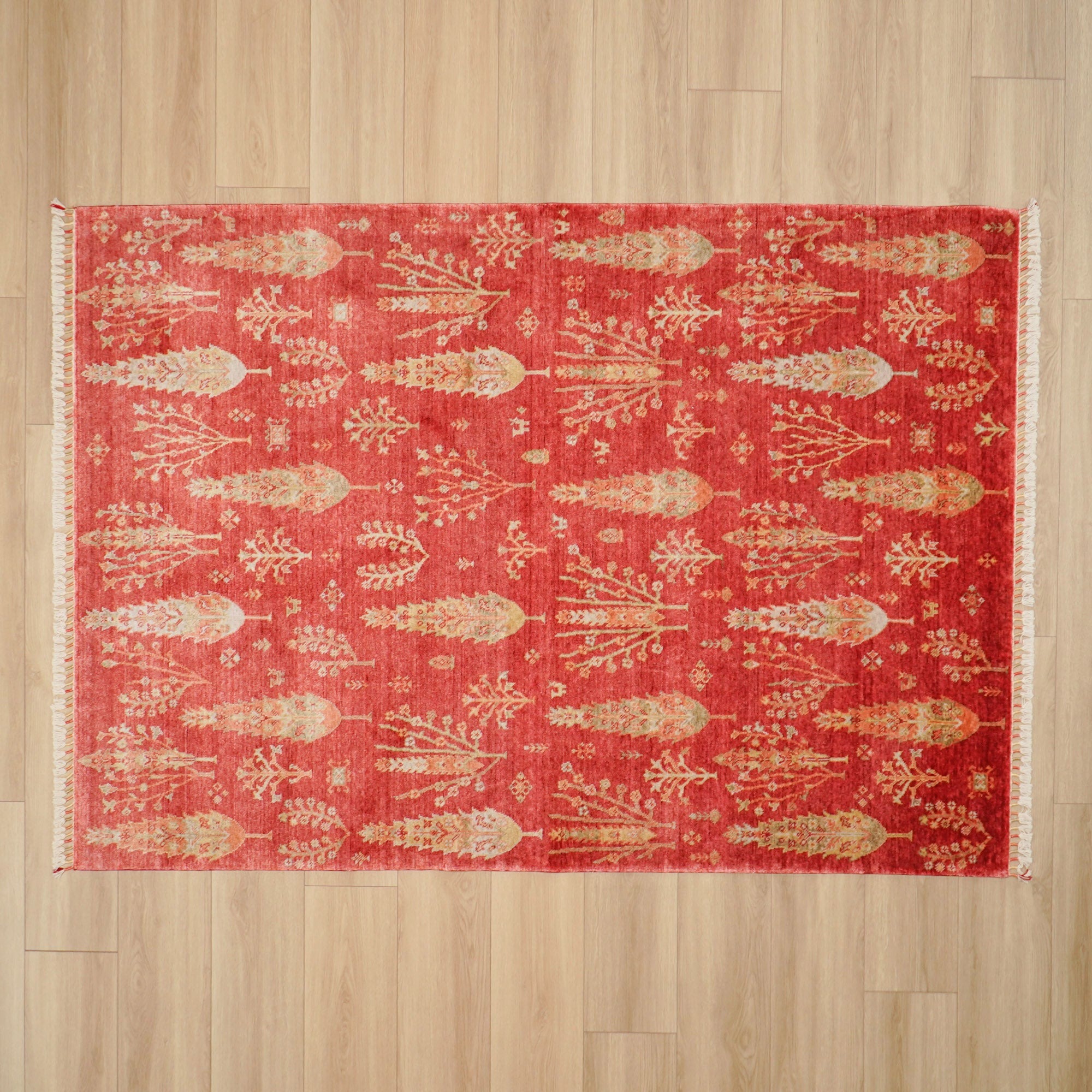 Zara Serisi Otantik Desenli Tezgah Dokuma Halı