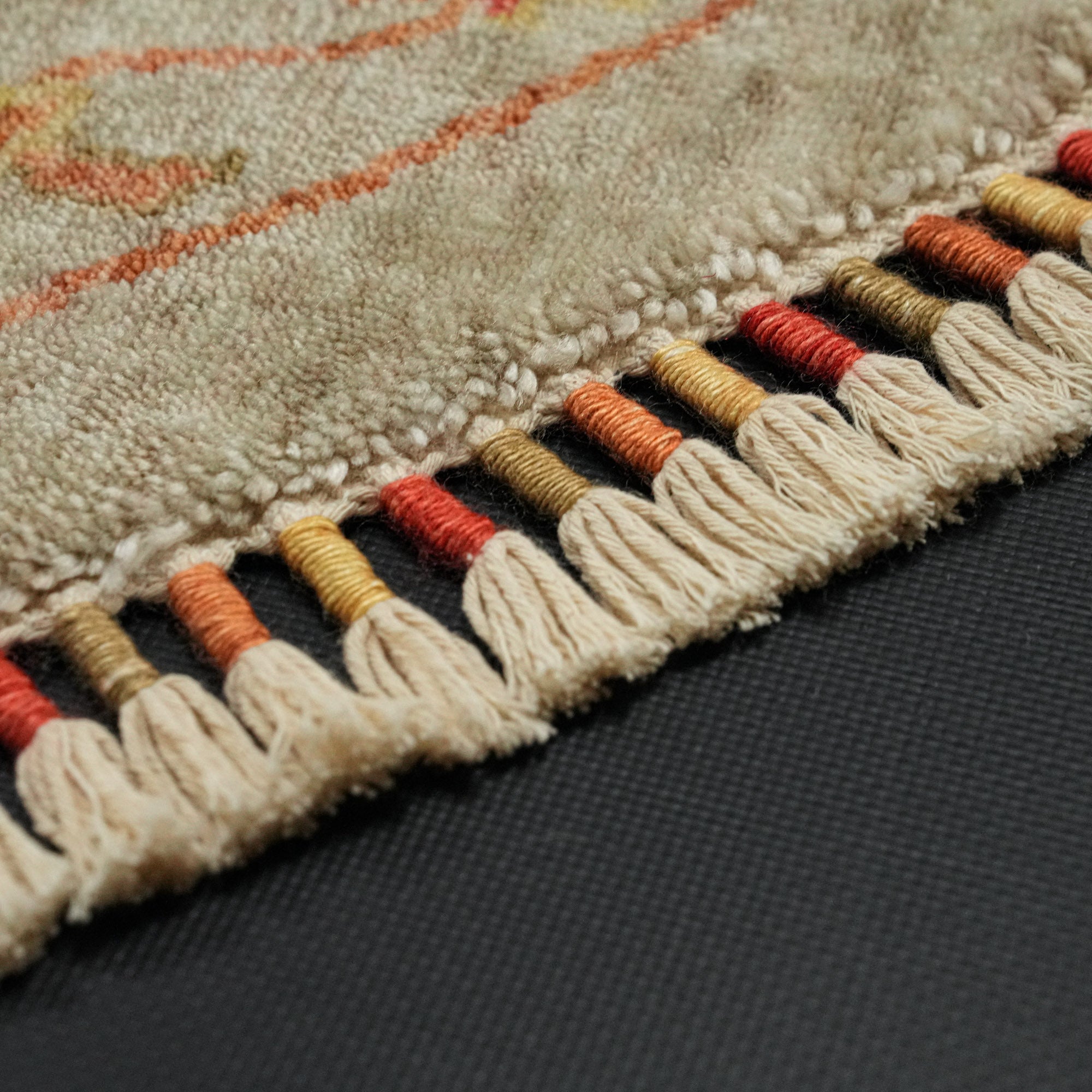 Zara Series Authentic Pattern Cream Counter Woven Rug