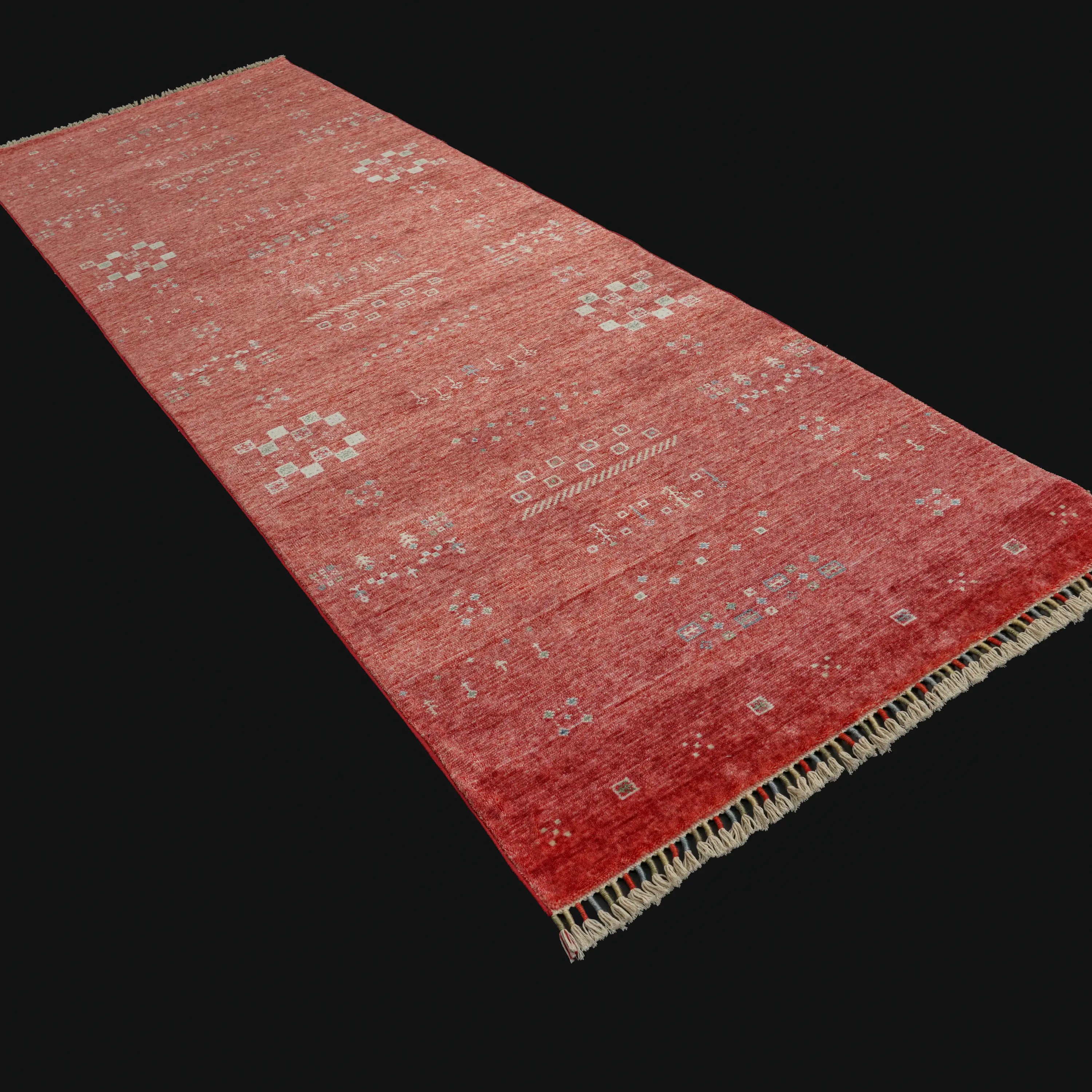 Zara Series Authentic Patterned Loom-Woven Rug