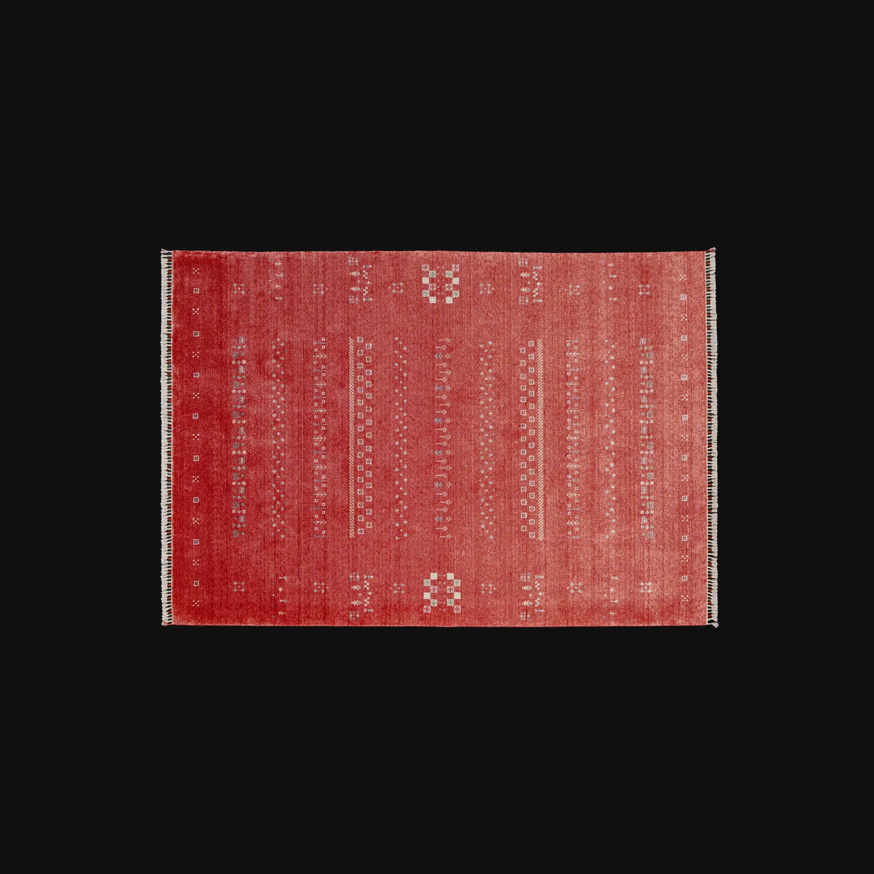 Zara Series Authentic Patterned Loom-Woven Rug