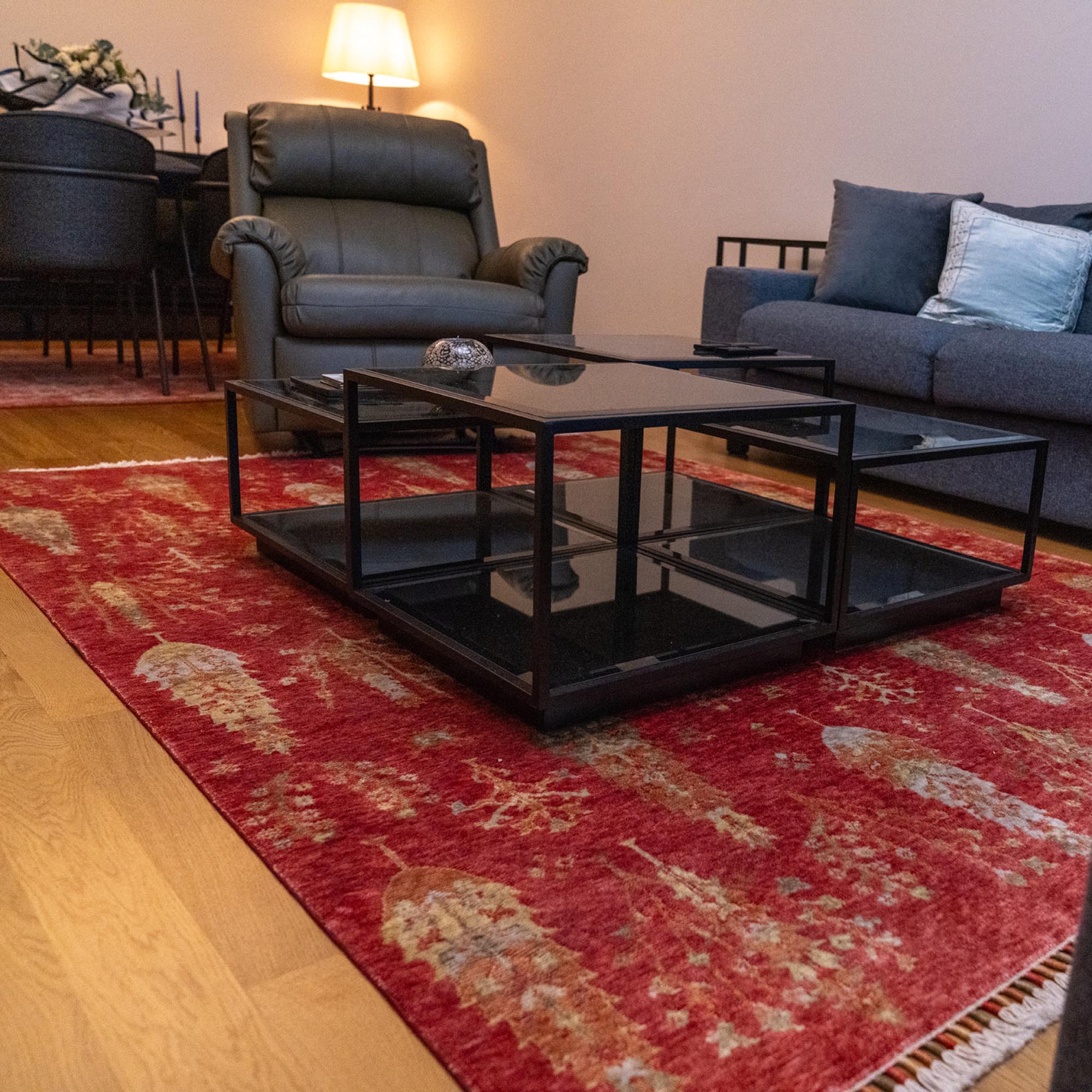 Zara Serisi Otantik Desenli Tezgah Dokuma Halı