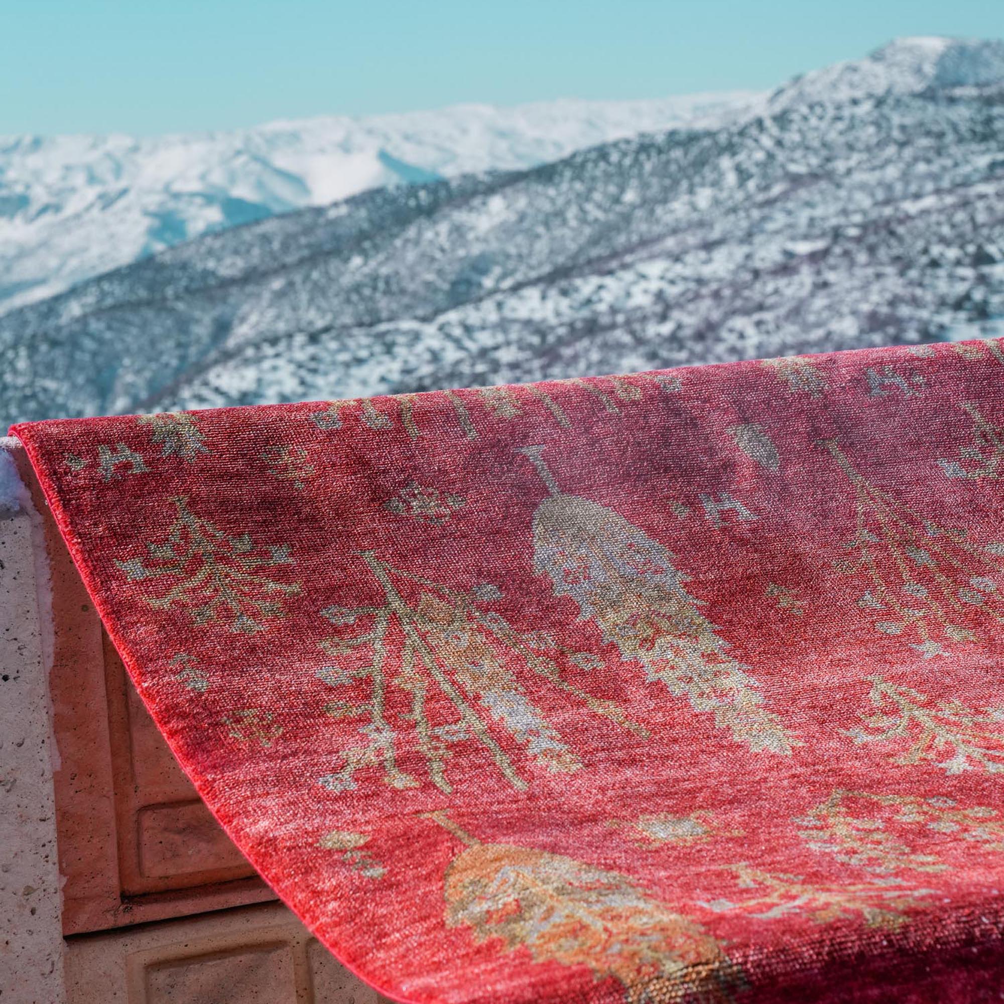 Zara Serisi Otantik Desenli Tezgah Dokuma Halı