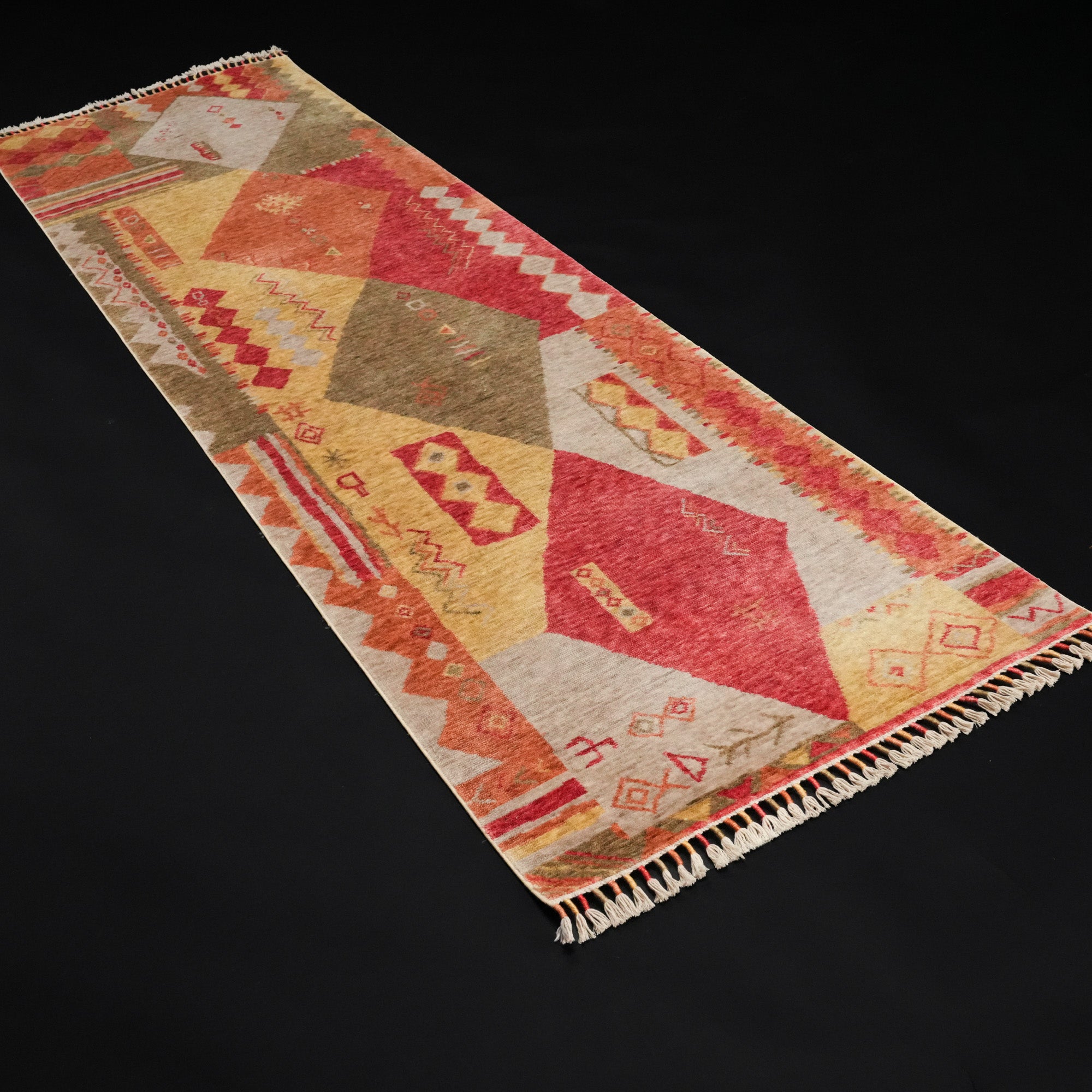 Zara Geometric Design Machine Woven Carpet