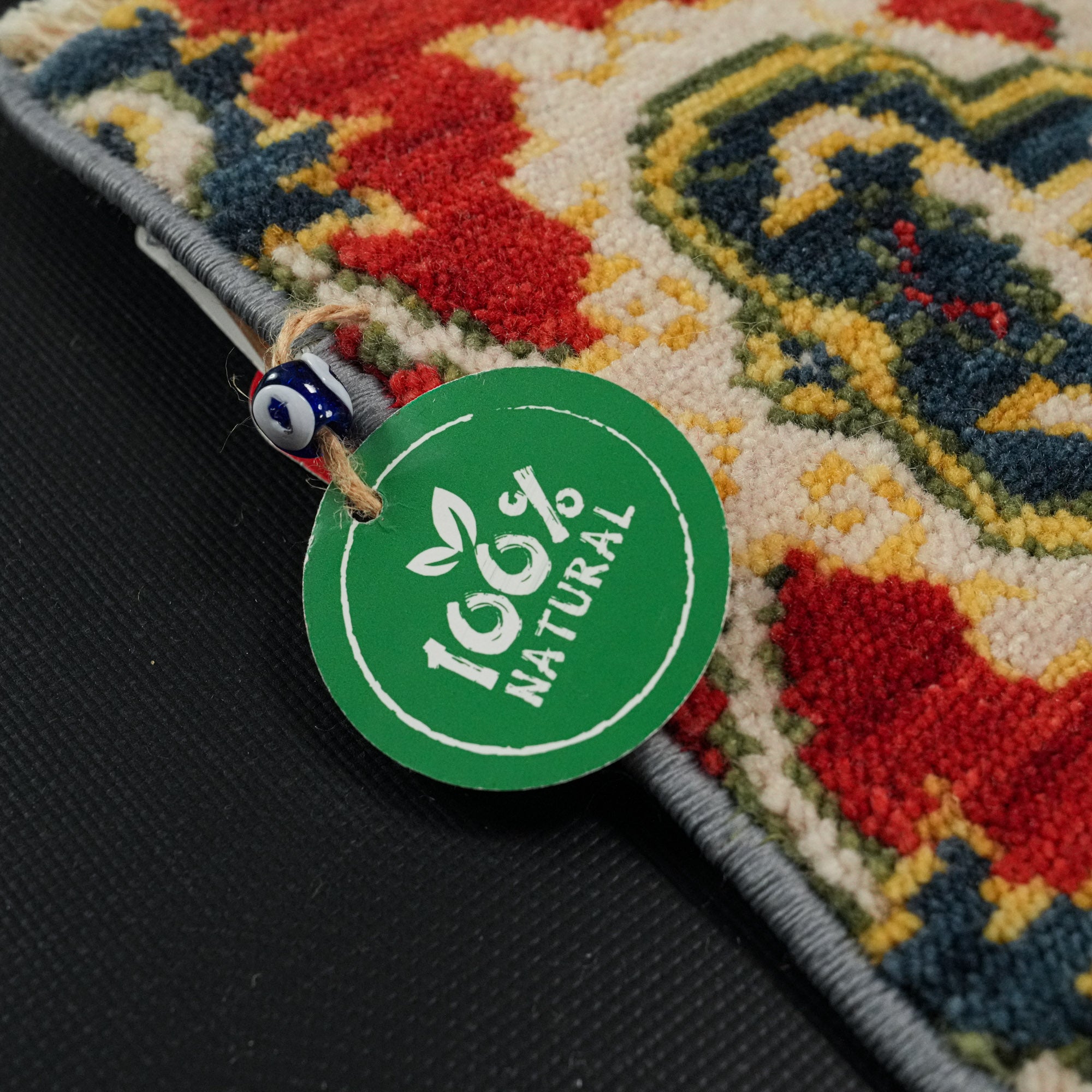 Zara Series Shawl Pattern Colorful Wool Loom Woven Rug