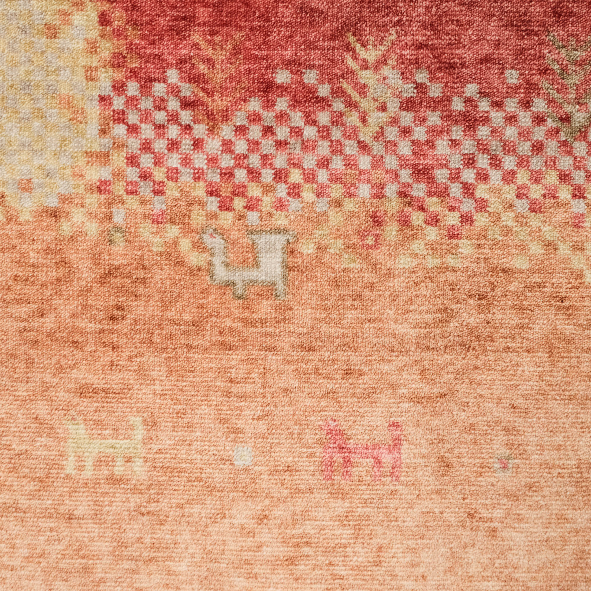 Eco Carpet Zara Abstract Patterned Multicolored Round Carpet