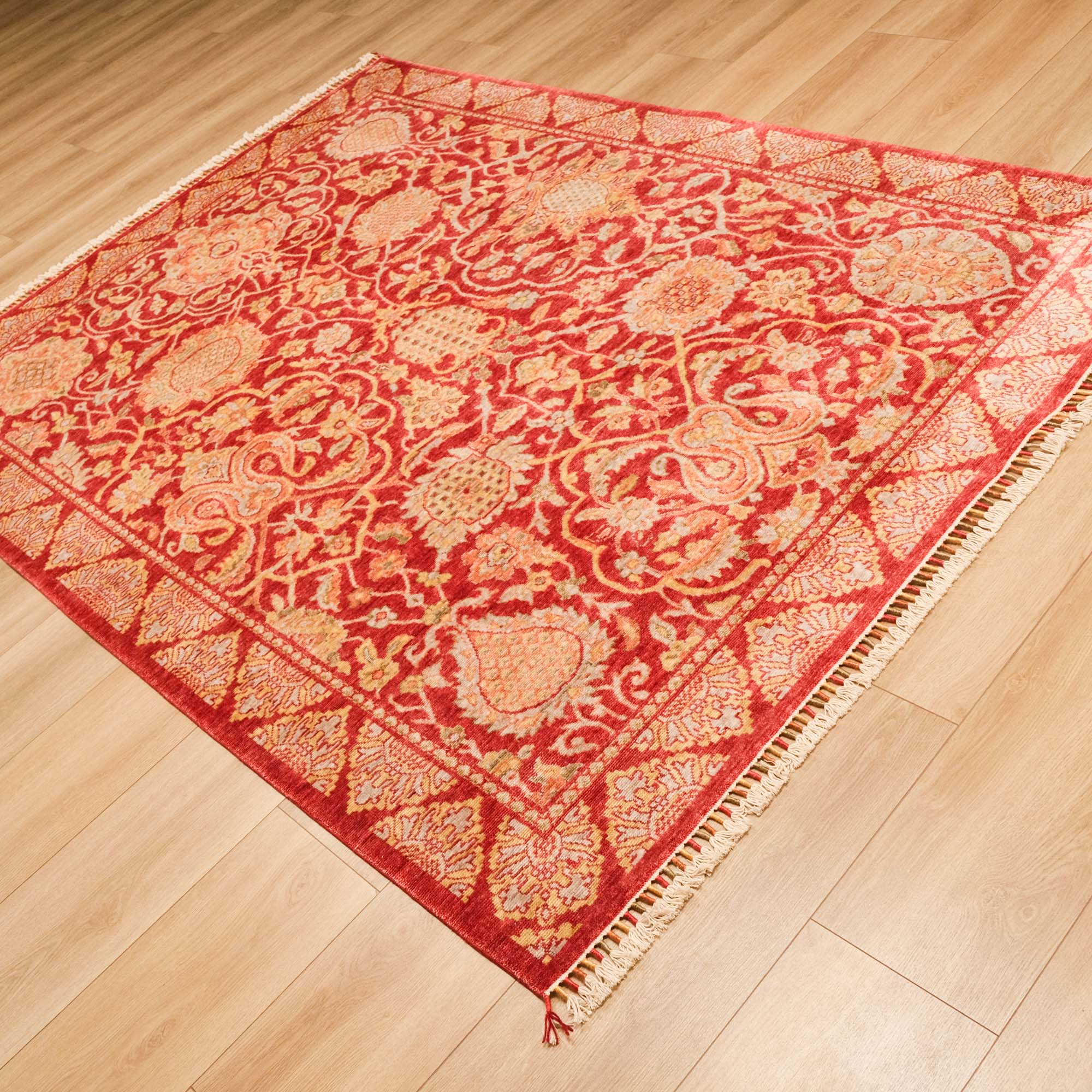 Zara Serisi Uşak Desenli Tezgah Dokuma Halı