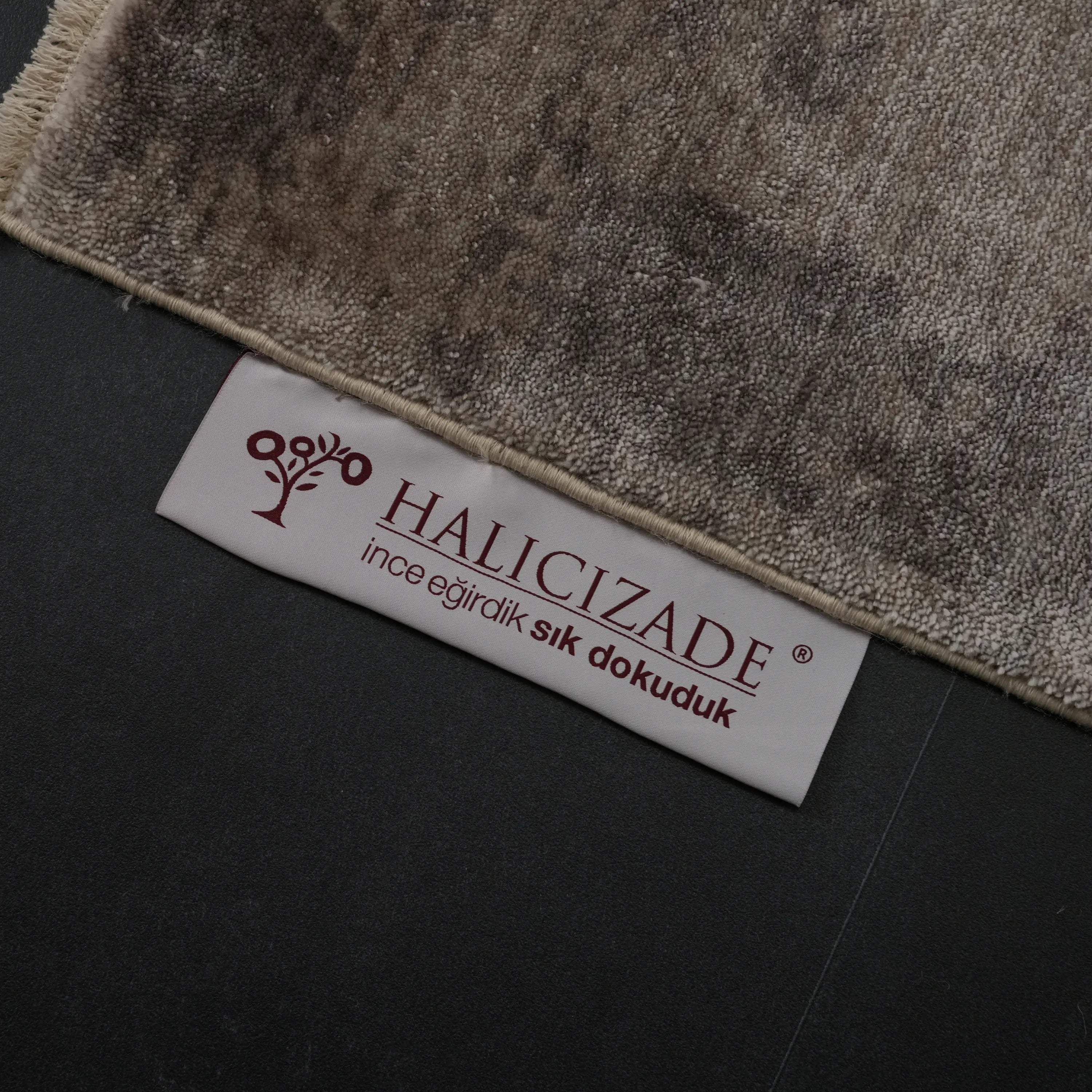 Zima Series Abstract Patterned Beige Loomed Rug