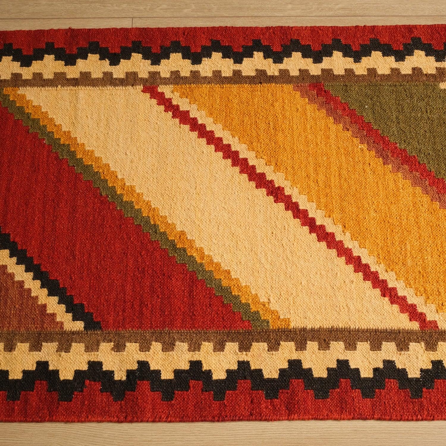 Anadolu Desenli El Dokuma Kilim