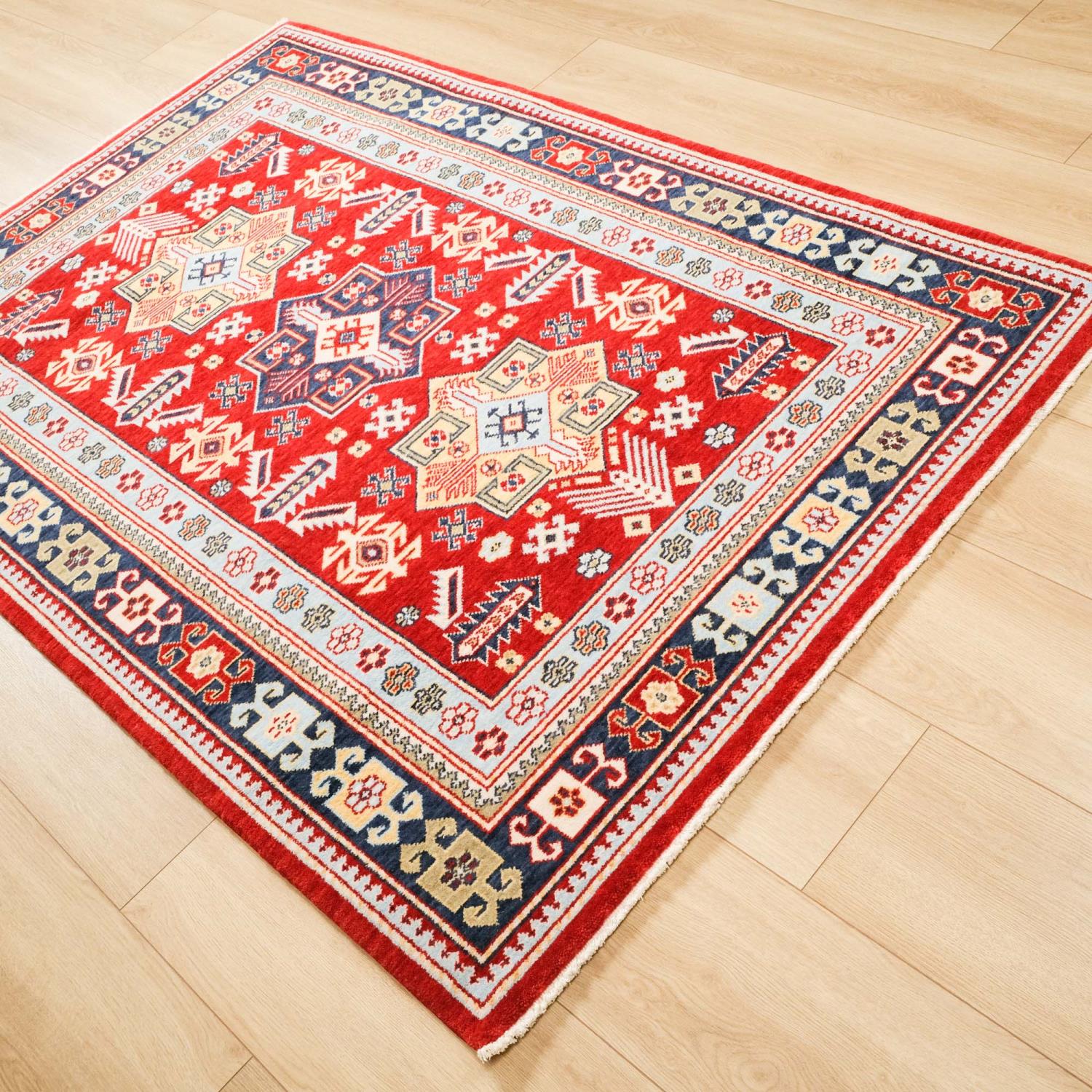 Loom Woven Anatolian Patterned Colorful Rug