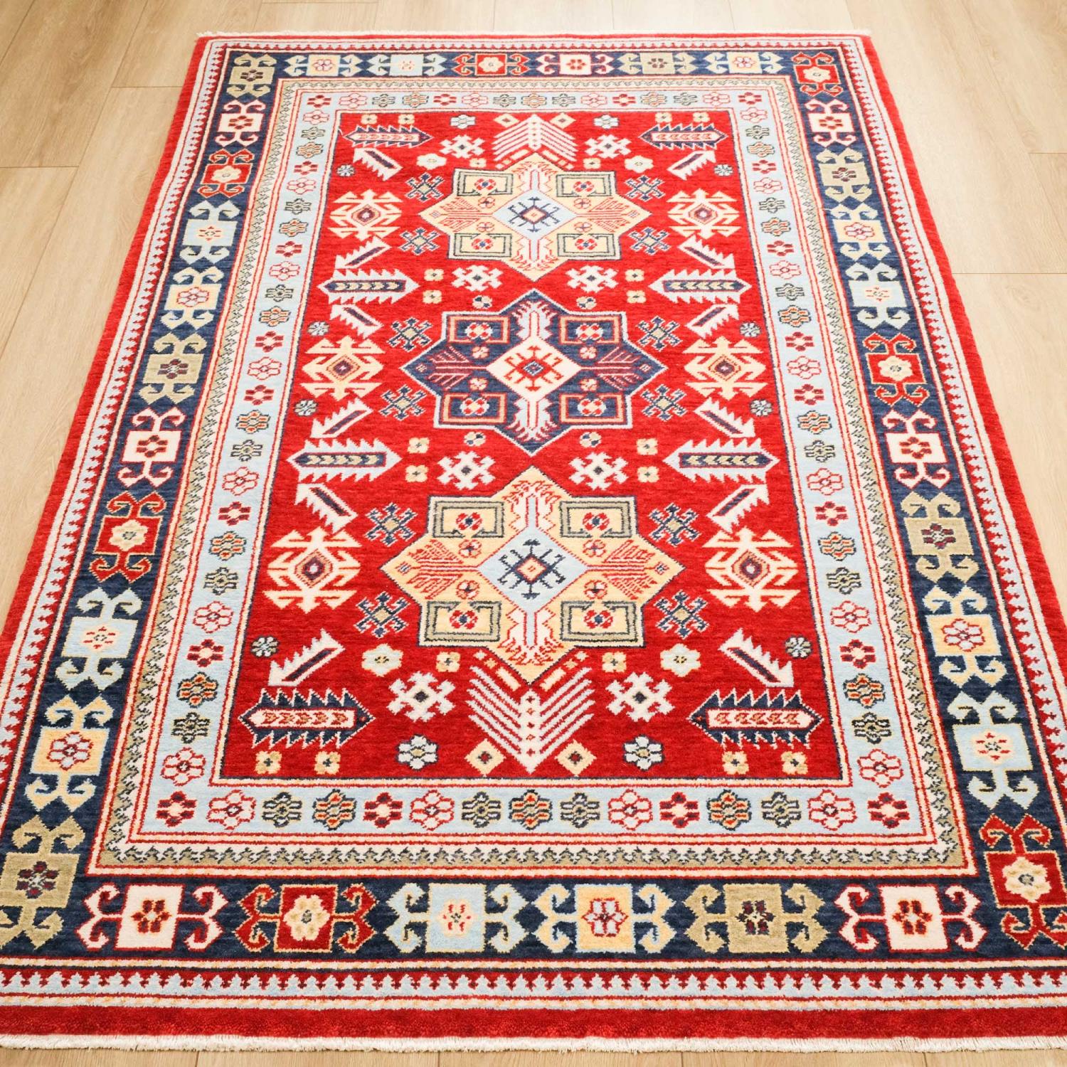 Loom Woven Anatolian Patterned Colorful Rug