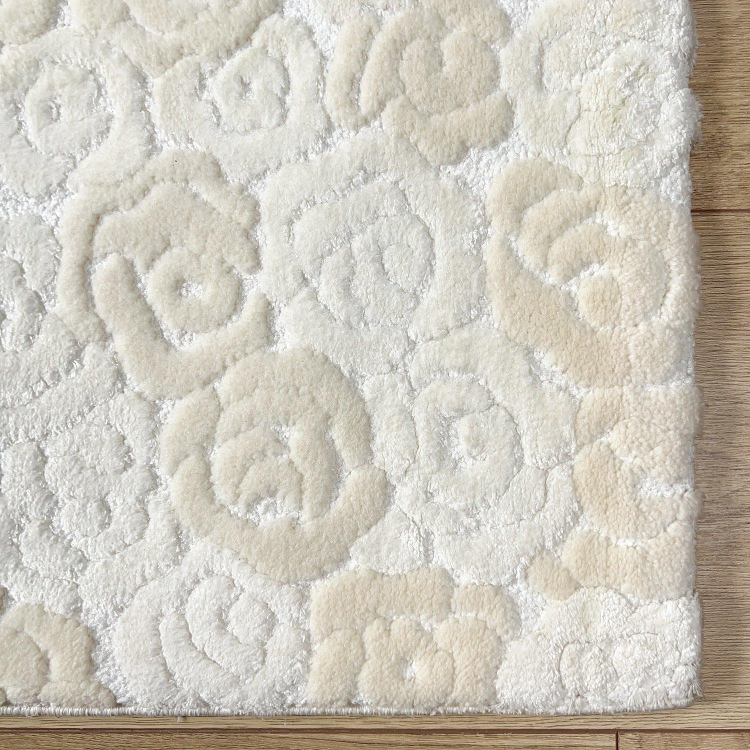 Soft Line Serisi Çiçek Desenli Makine Dokuma Halı