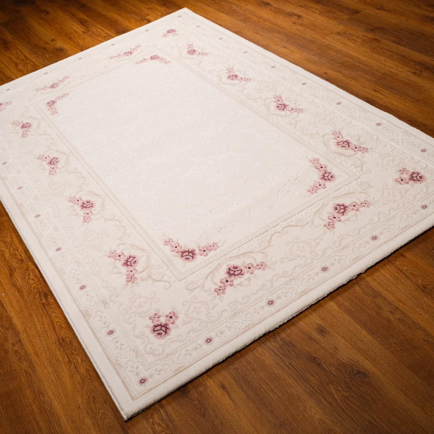 Çiçek Desenli Makine Dokuma Halı