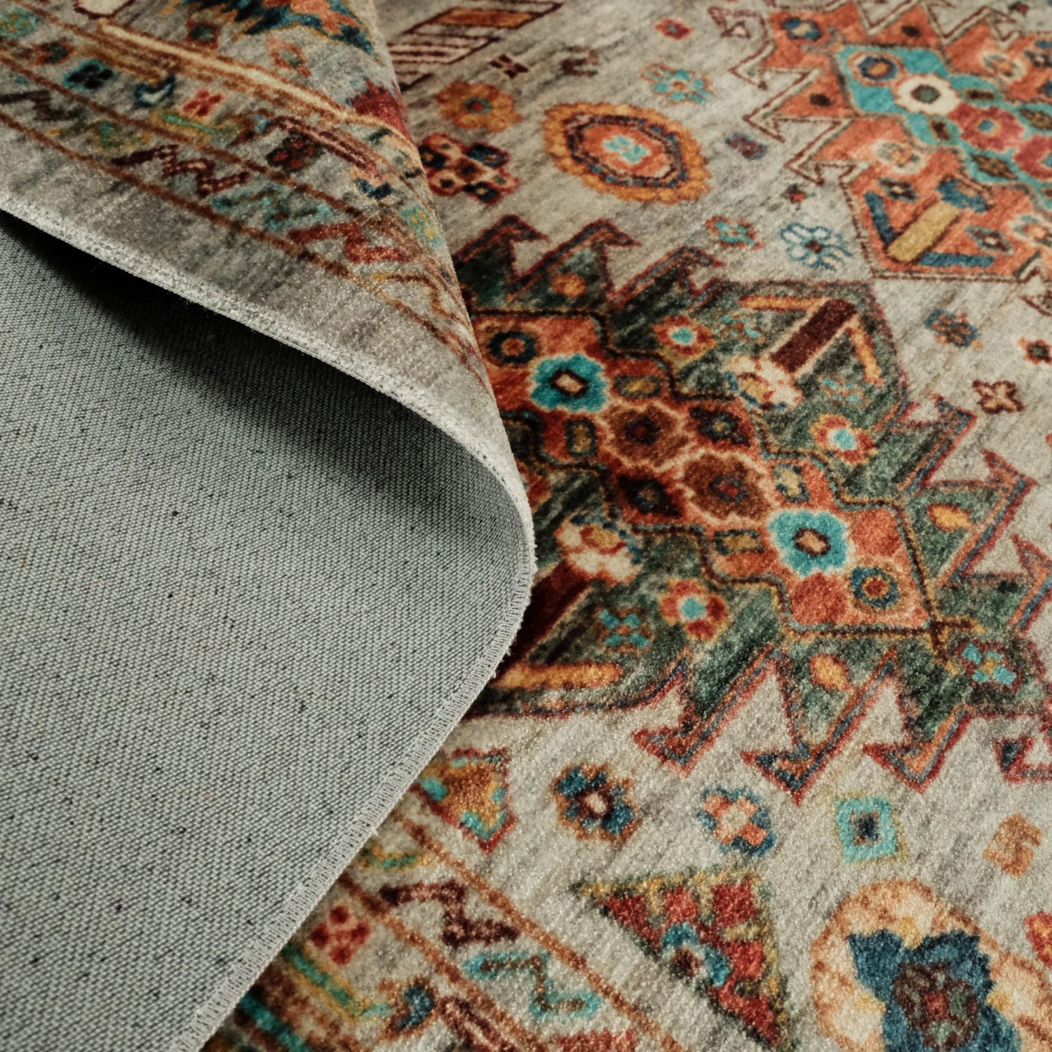 Amber Series Anatolian Patterned Machine Woven Classic Design Carpet