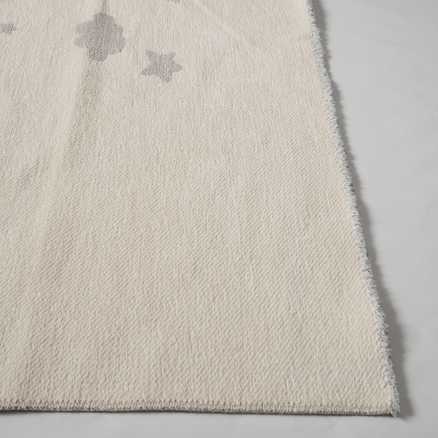 Eco Carpet Mia Cotton Abstract Patterned Baby / Kids Room Machine Woven Carpet