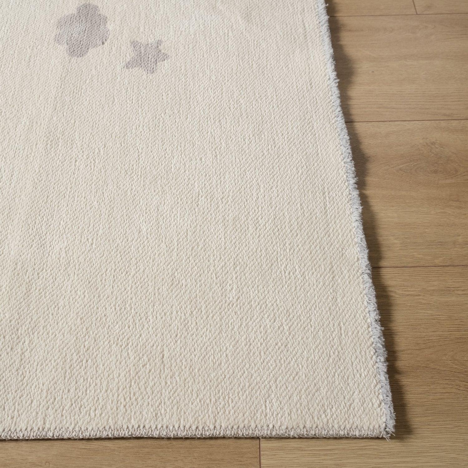 Eco Carpet Mia Cotton Abstract Patterned Baby / Kids Room Machine Woven Carpet