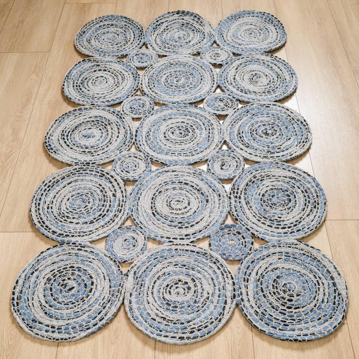 Eko Halı Patna Geometrik Desenli Makine Dokuma Halı