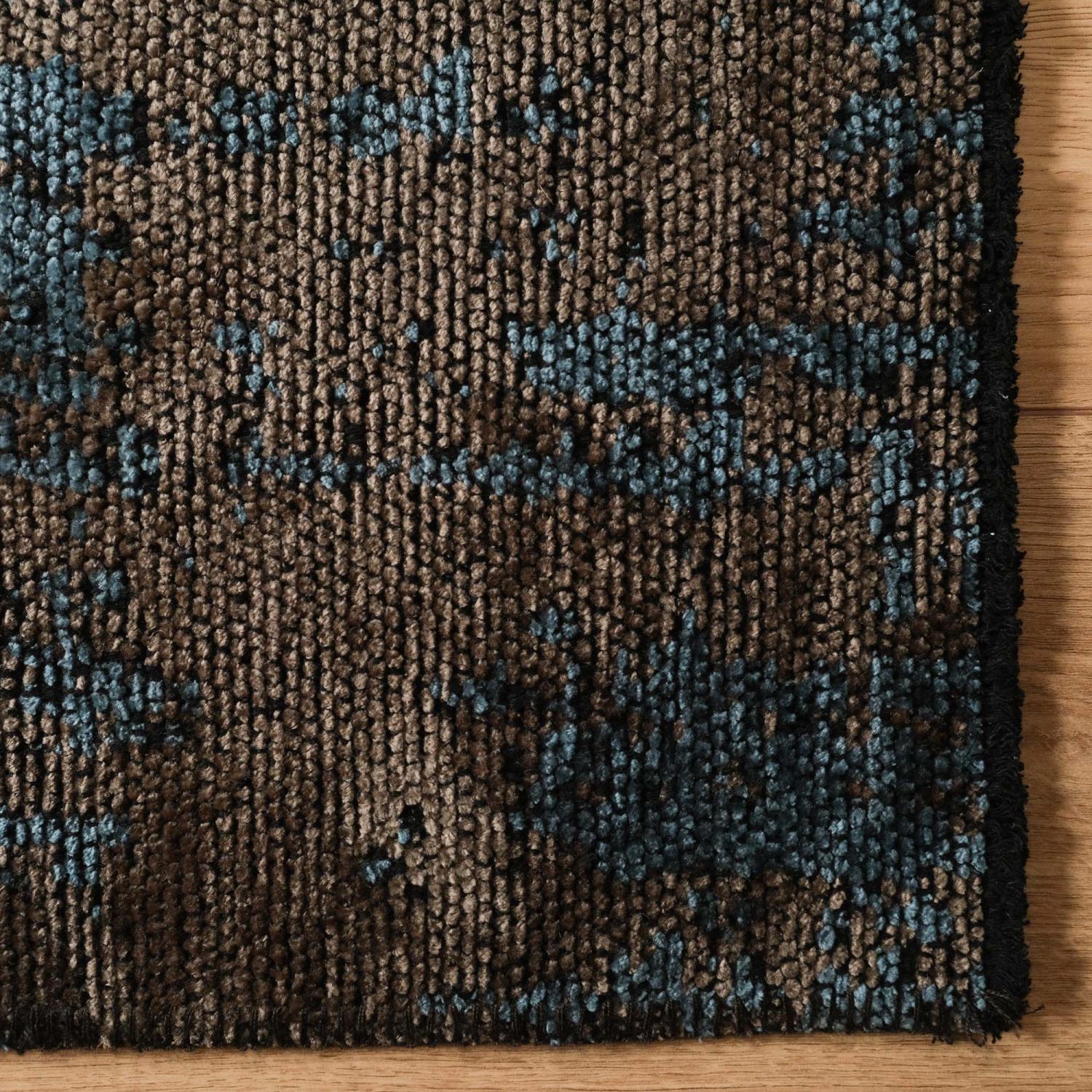 Eko Halı Tribal Soyut Desenli Makine Dokuma Halı